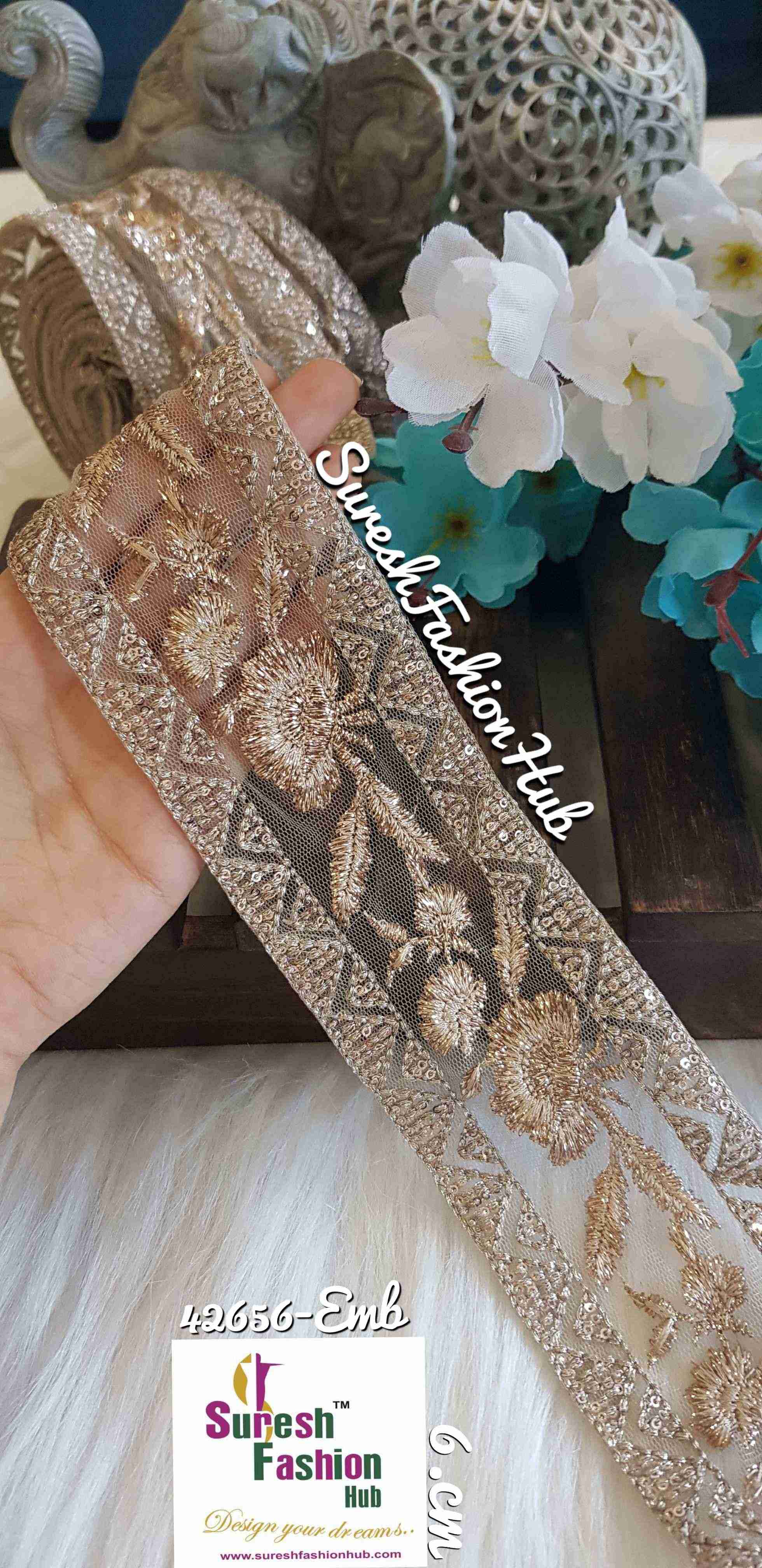 Indian Laces Embellishments Embroidery Saree Border  Wholesale Silk Crafting Sewing Decorative Designer Ribbons #bohobagmaking #fedorahats  #minne  #lndianlaces  #Sareeborder #アニー都城  #pasamanerías #pasamaneriasbordadas #Embellishments #可愛いマスク  #Embroiderytrimmings #アクセサリーパーツ #インドレース #homedecorating #galonesimportados #