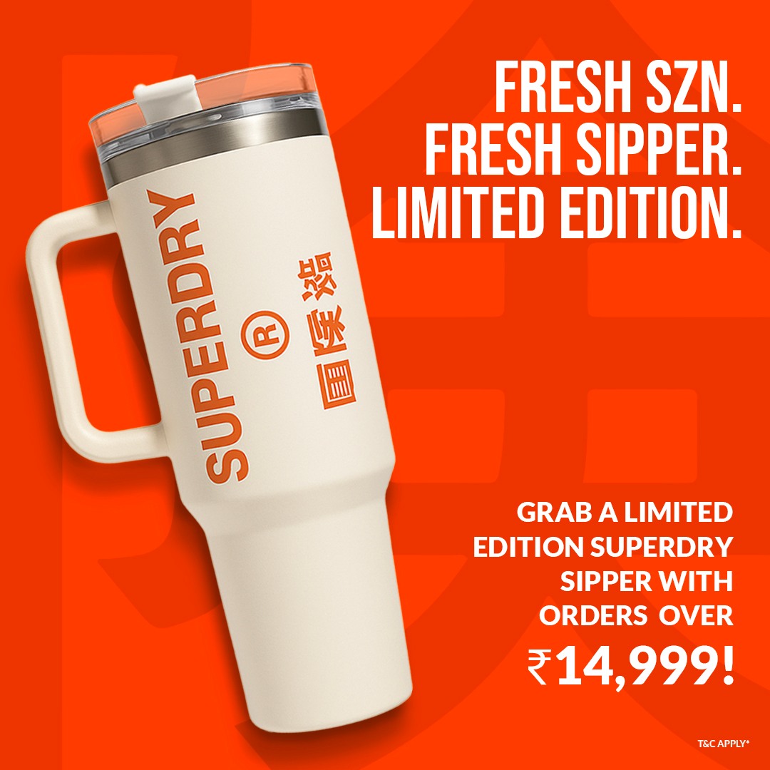 SUPERDRY SIPPER (FREEBIE ONLY, NOT FOR SALE)