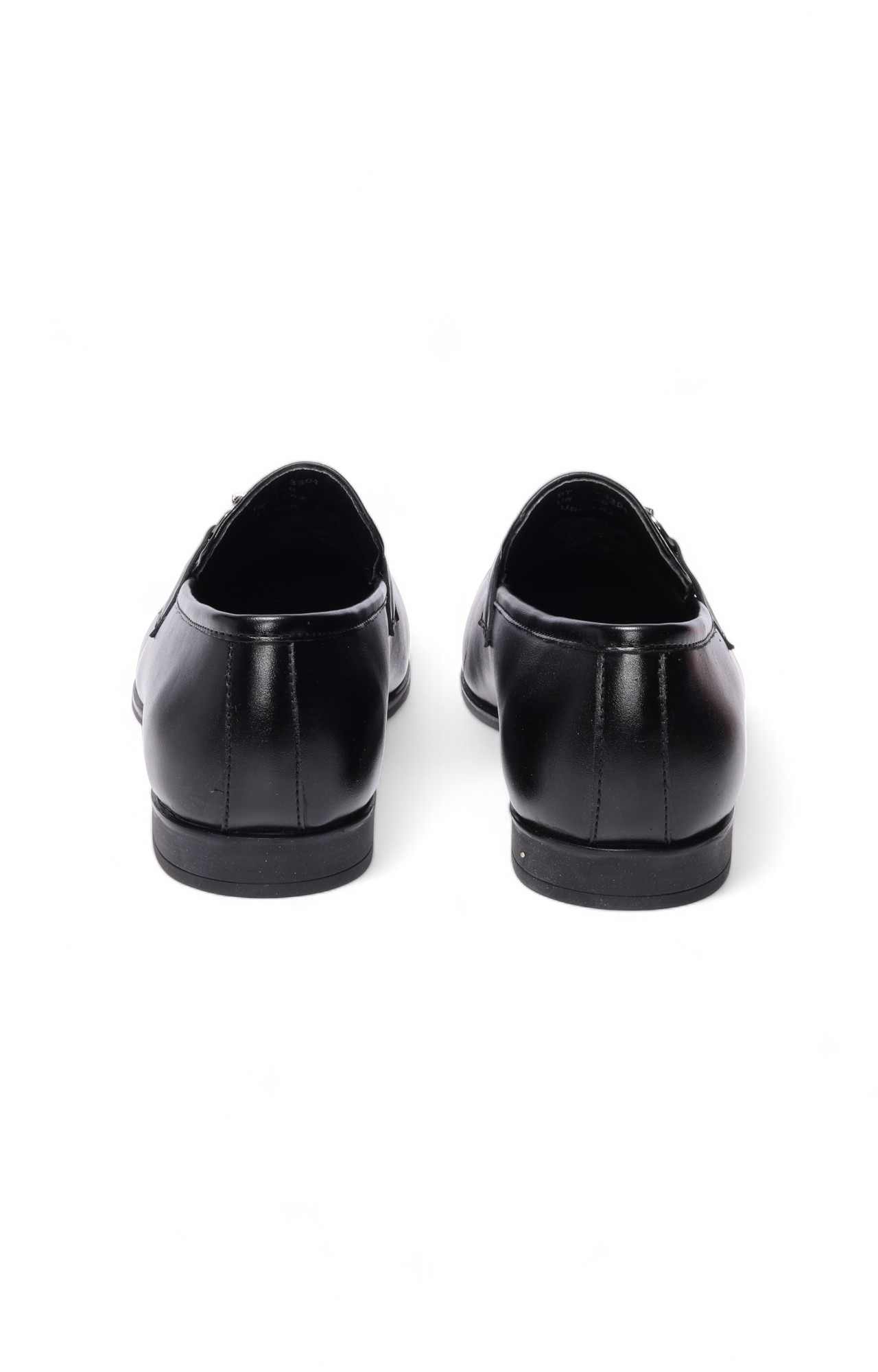 Men Black Monk Story Formal Slip-Ons
