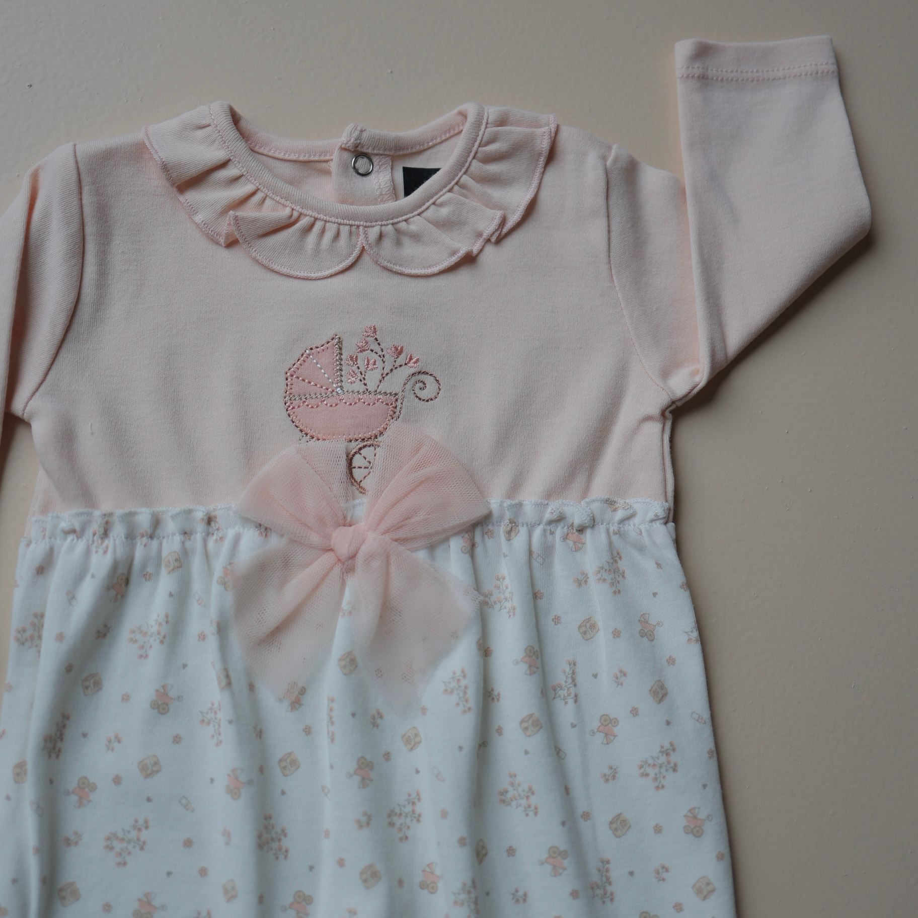 Peach Cot Dreams Baby Romper