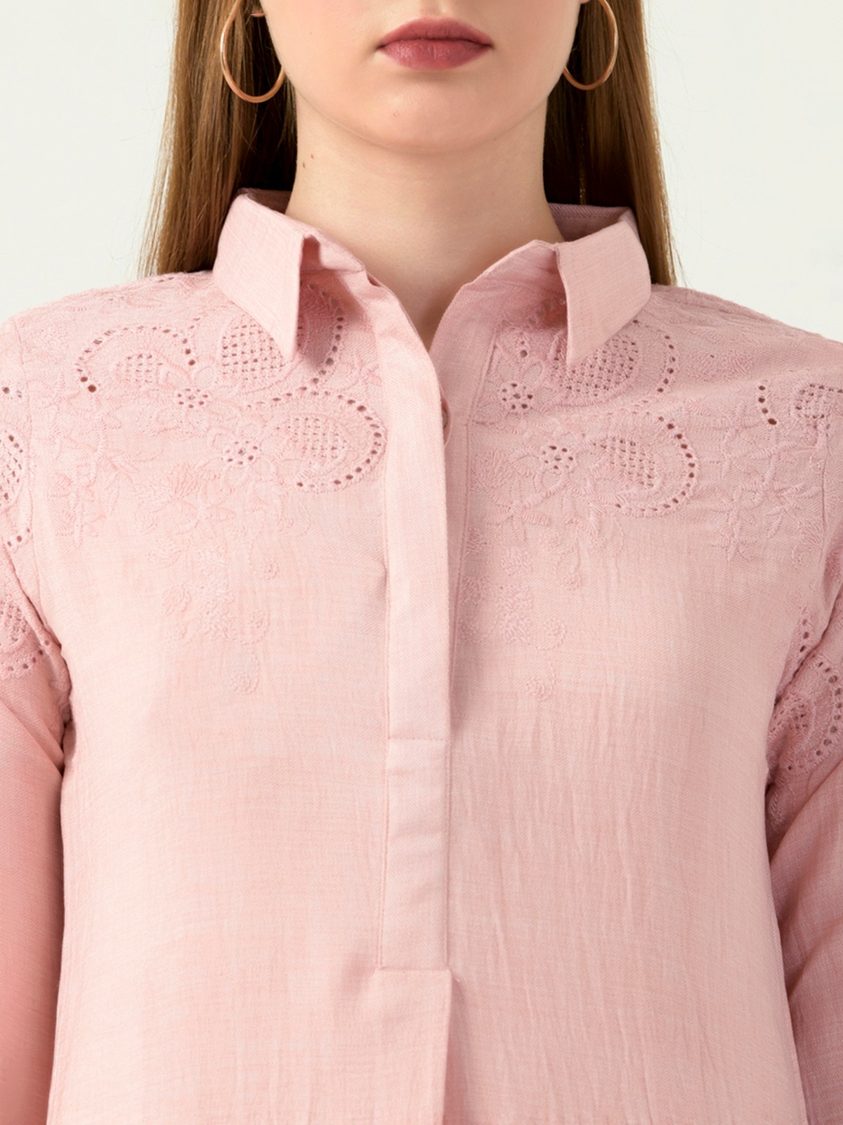 Albion Women Smart Premium Peach Co-ord