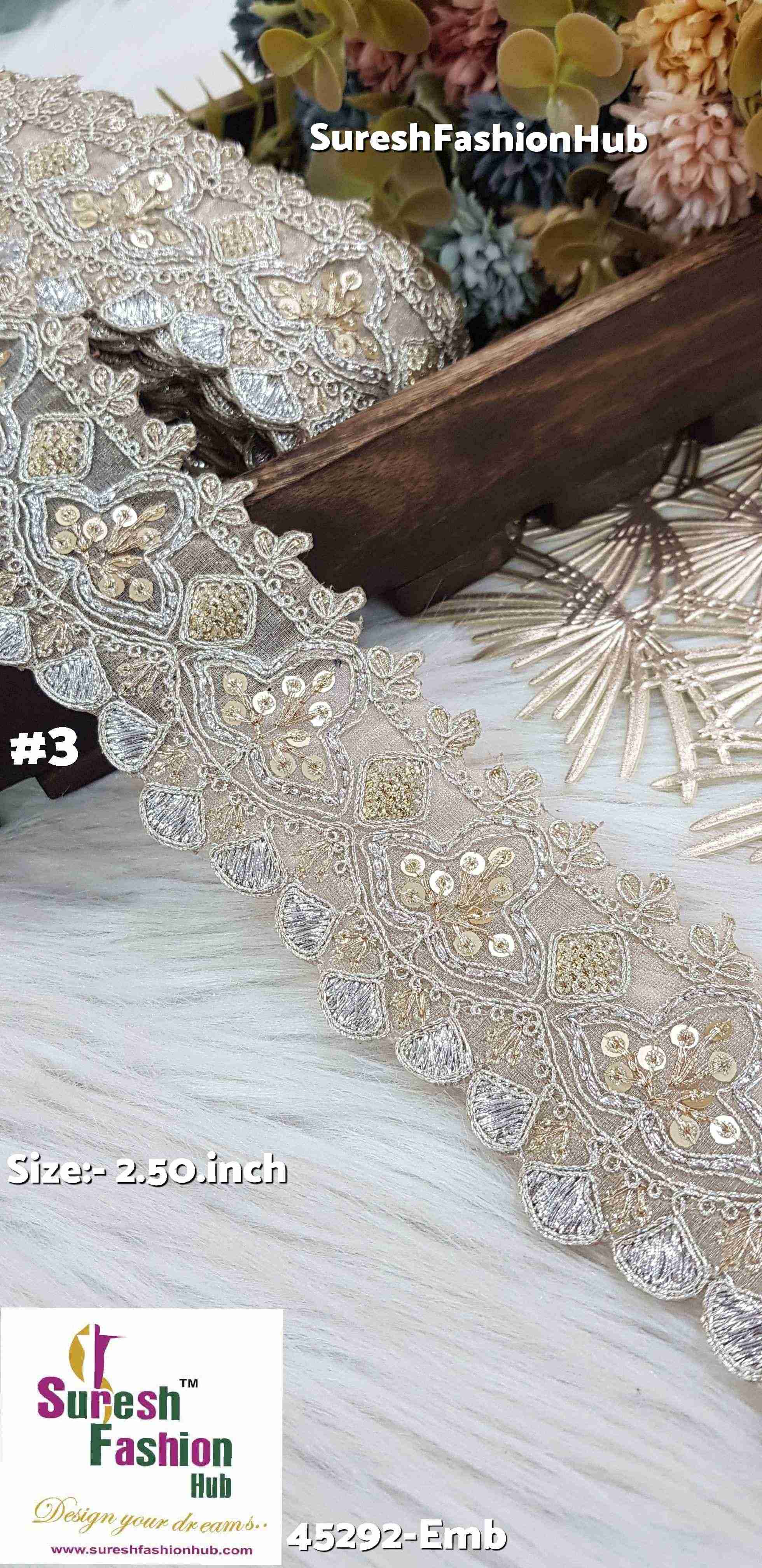  Water Silver Sparkle Cutwork Lace