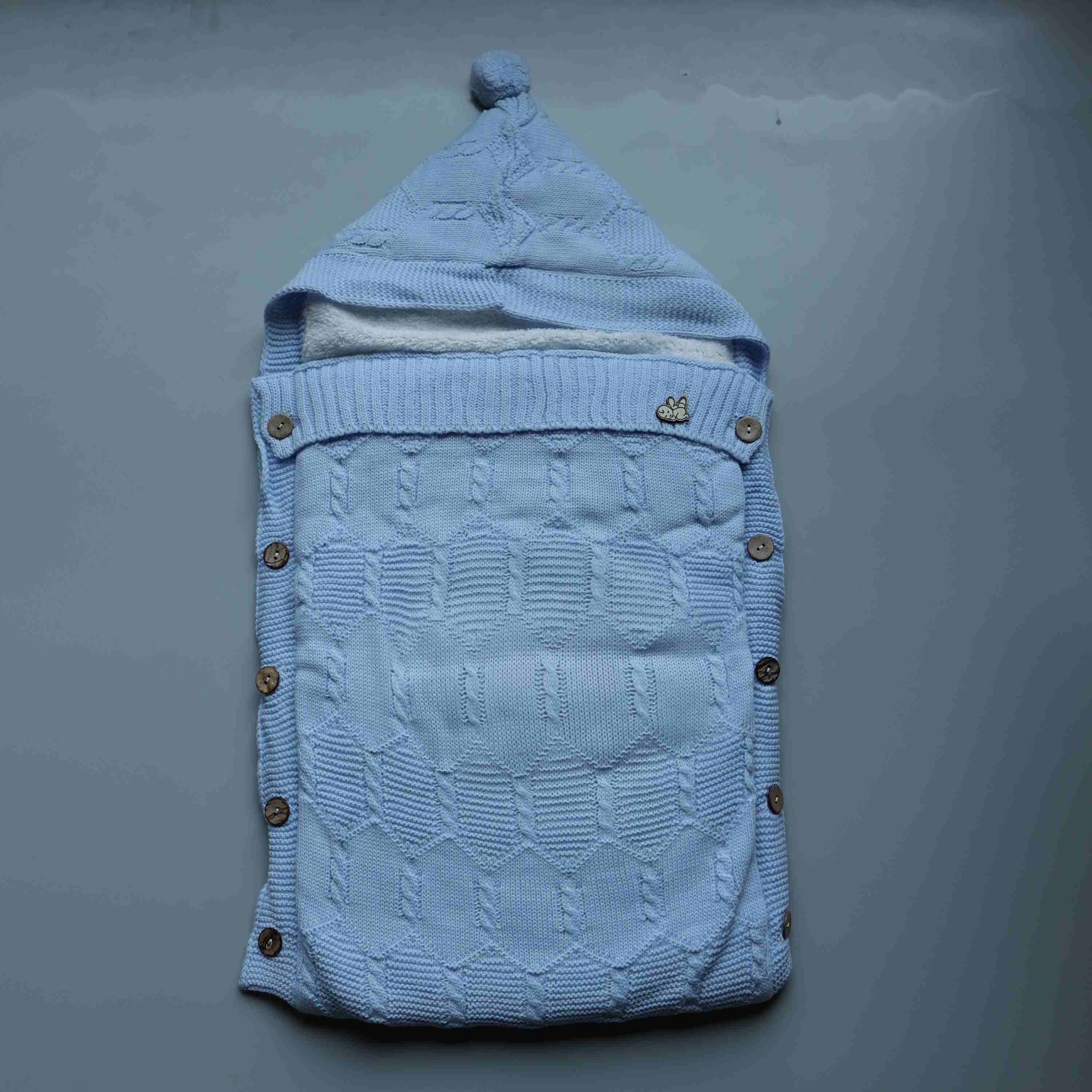 Arctic Nest Fur Lined Baby Swaddle