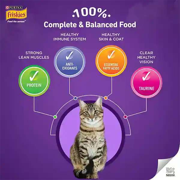 Purina Friskies Surfin' Favourites Mackerel Tuna Salmon & Sardine Adult Dry Cat Food