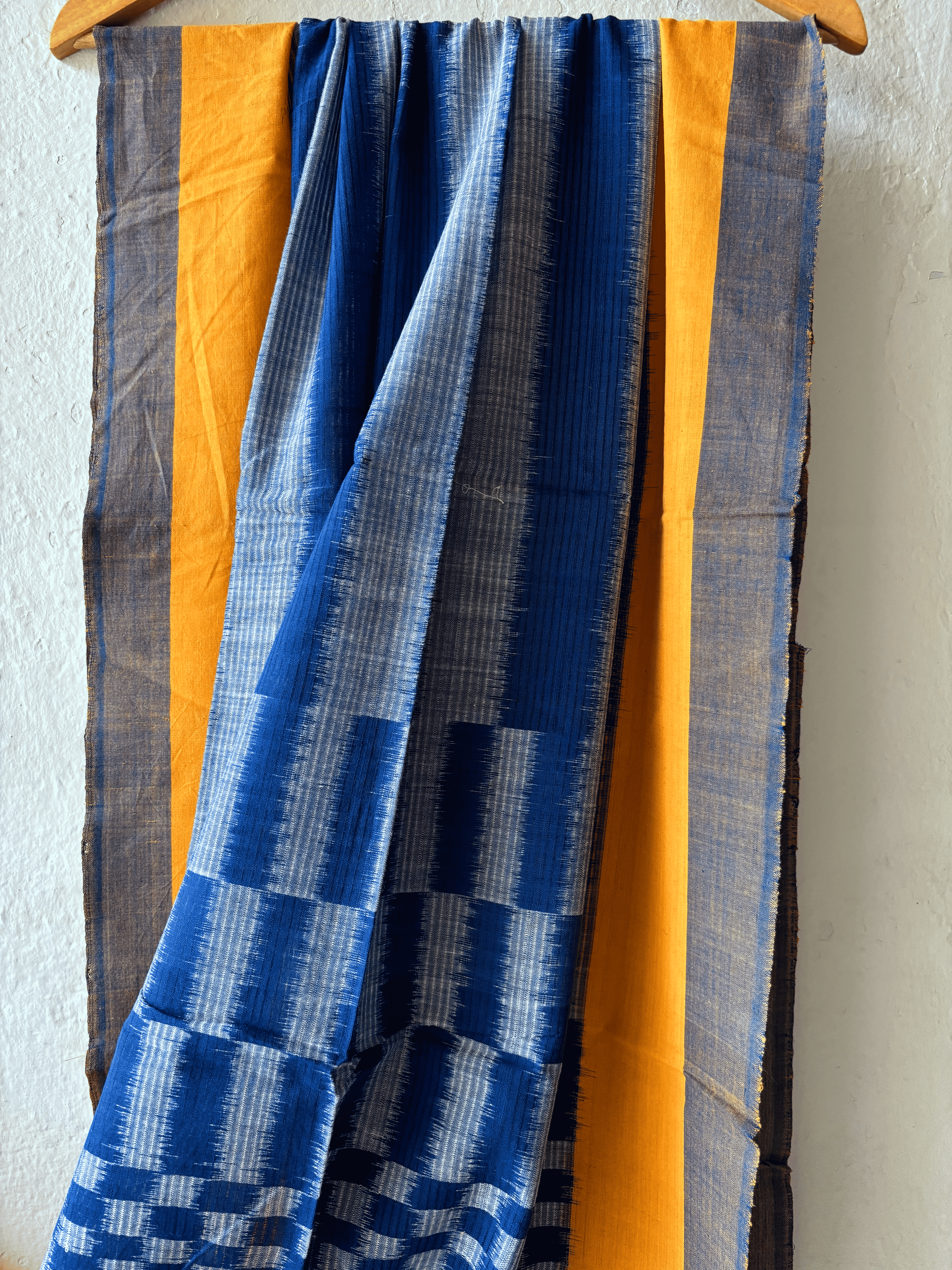 Cotton Ikat Stripe Ikat Duppata