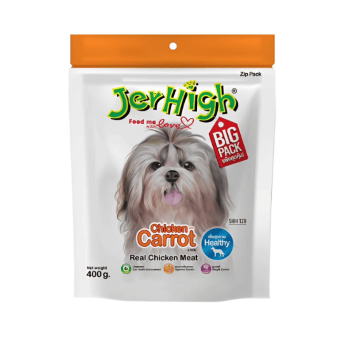 Jer High Carrot Stick Dog Treat - 400 Gm