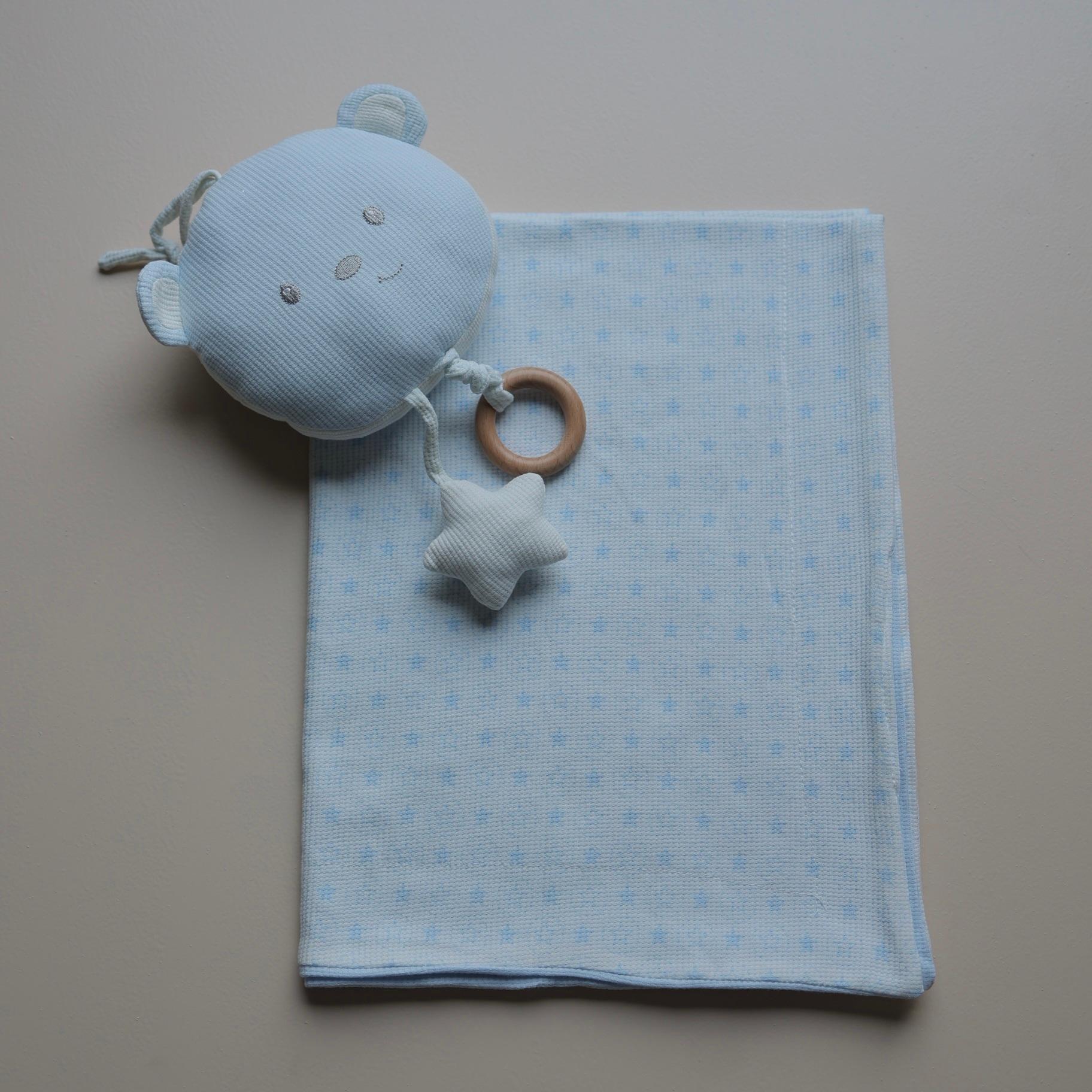 Celeste Snuggle Blanket and Starry Toy Set