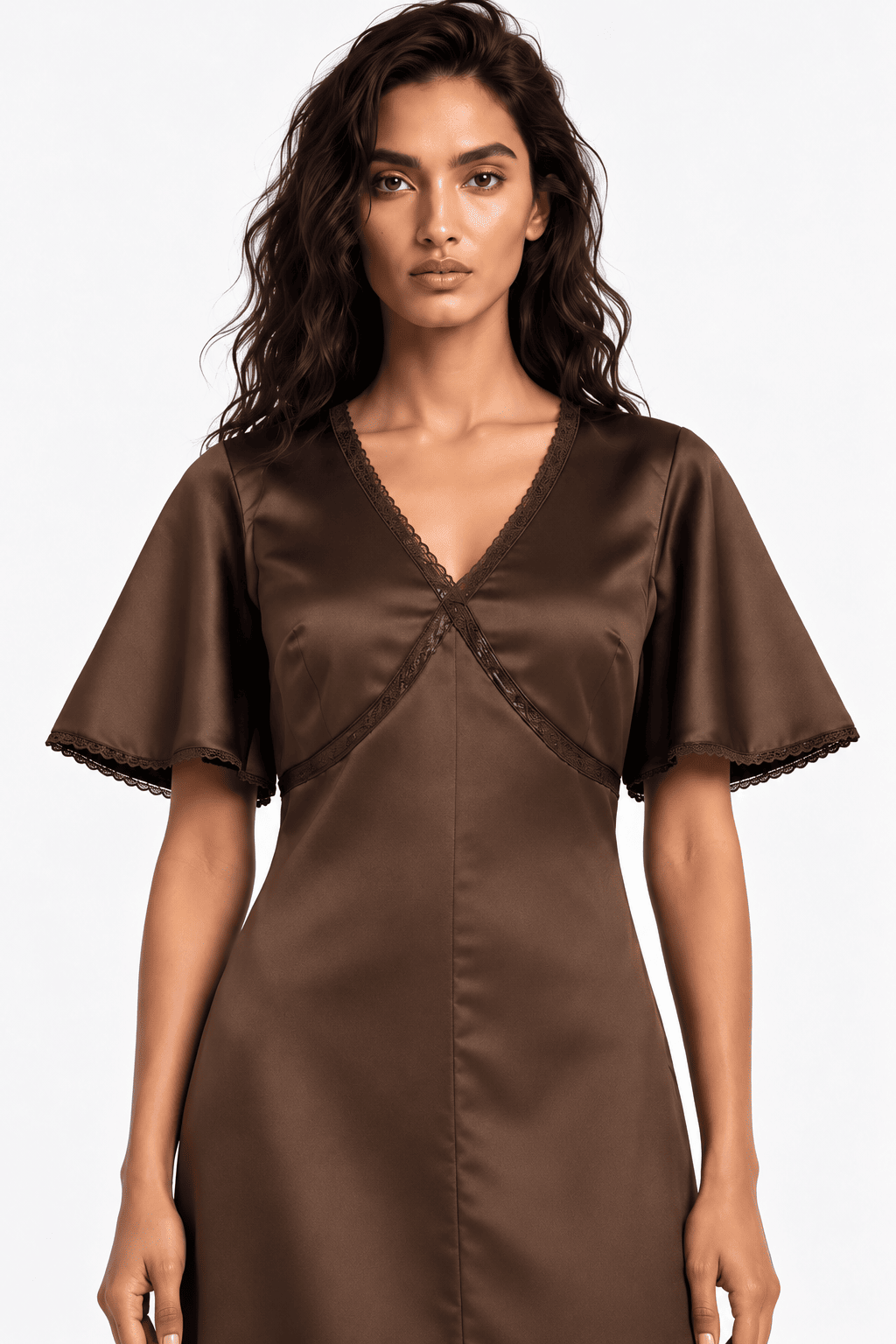 Marion Dark Brown Dress