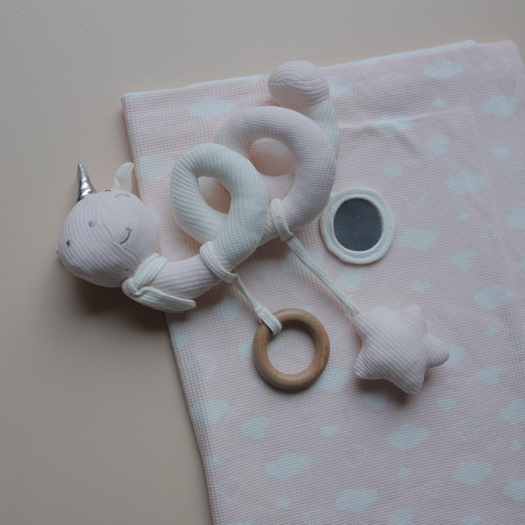 Cloudberry Dreams Baby Blankey and Toy Set