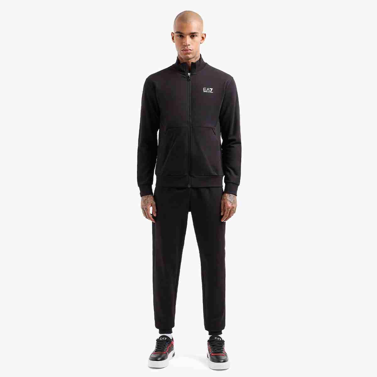 Cotton Tracksuit With Graphic Logo On The Back