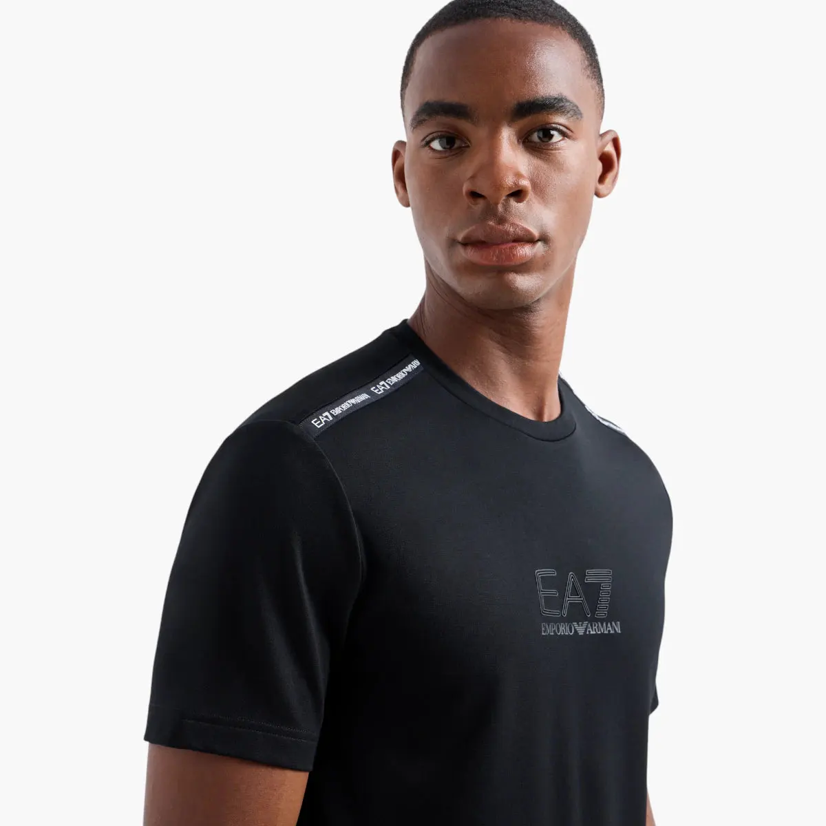 Logo Series Regular Fit Crewneck T-Shirt With Embroidered Logo