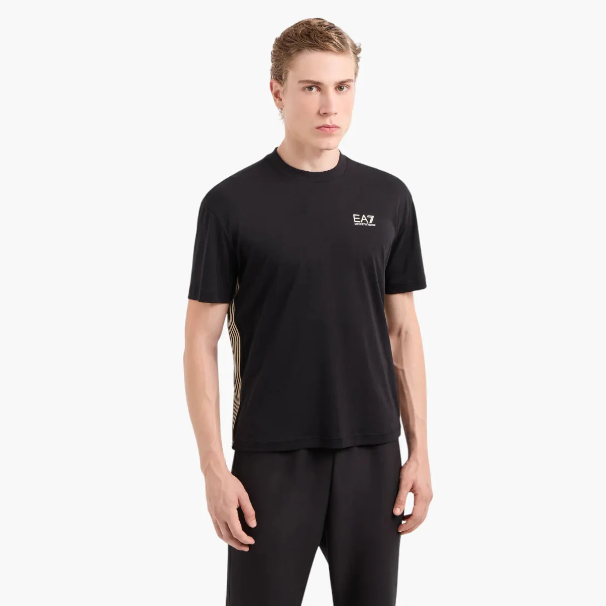 7 Lines Relaxed Fit Cotton Crewneck T-Shirt