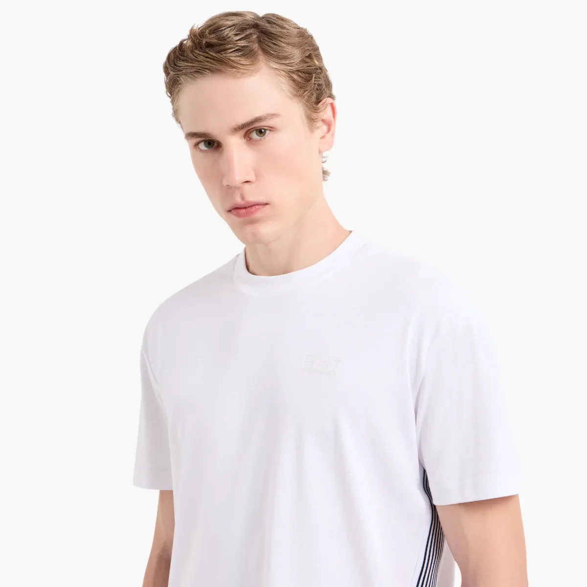 7 Lines Relaxed Fit Cotton Crewneck T-Shirt