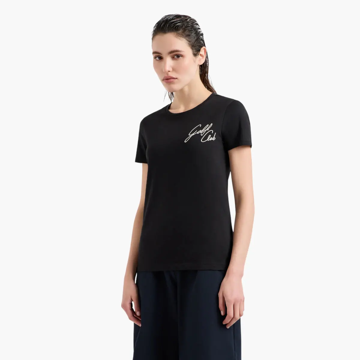 Golf Pro Regular Fit Cotton Crewneck T-Shirt