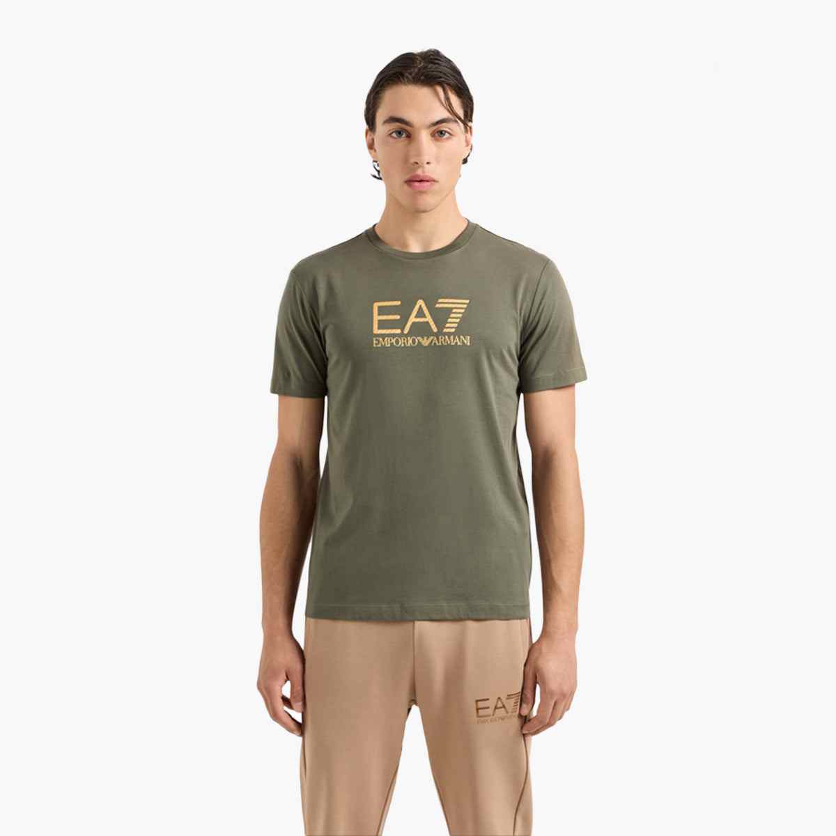 Regular Fit Gold Label Cotton Crewneck Short Sleeve T-Shirt