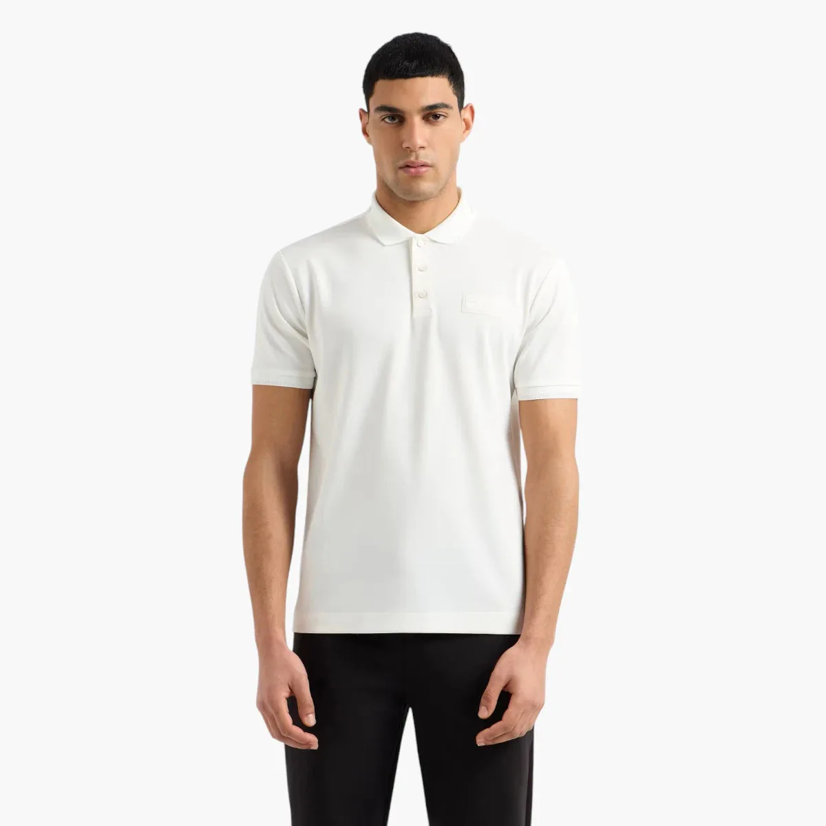 Lux Identity Regular Fit Polo Shirt With Monochrome Logo Patch