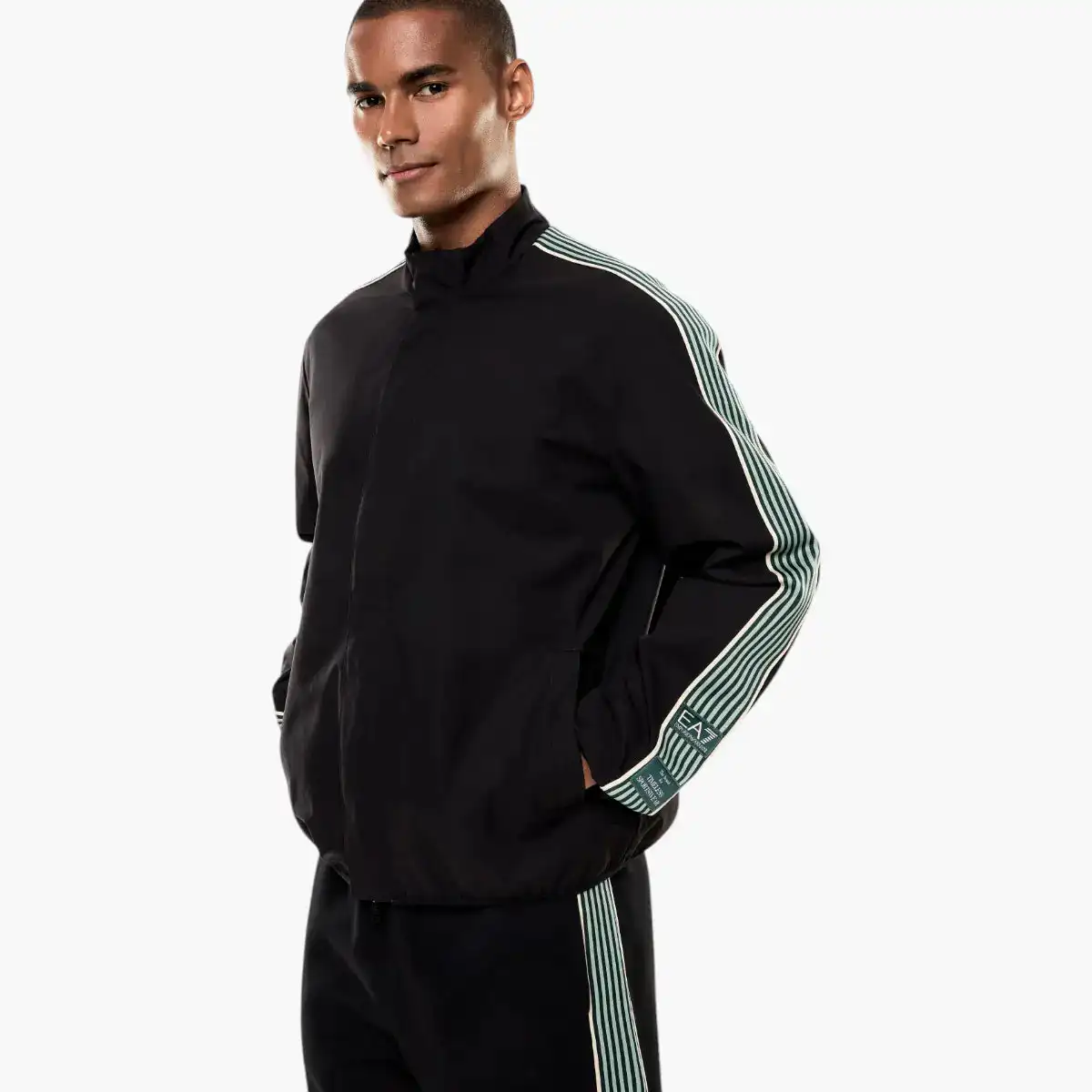 Logo Series Jacket With Grosgrain Details