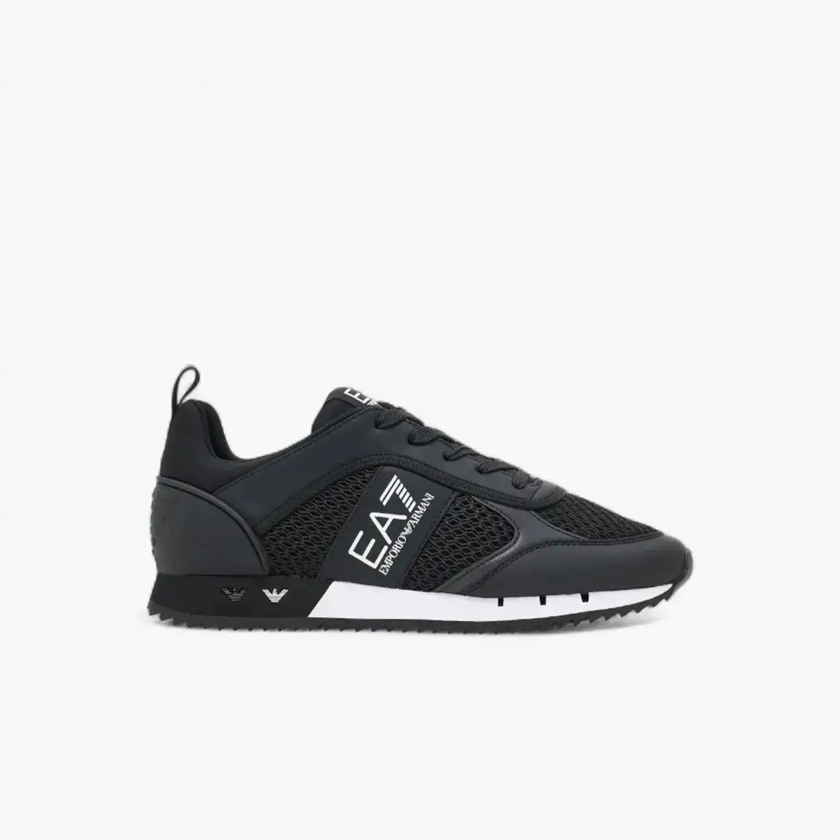 Black And White Mesh Sneakers