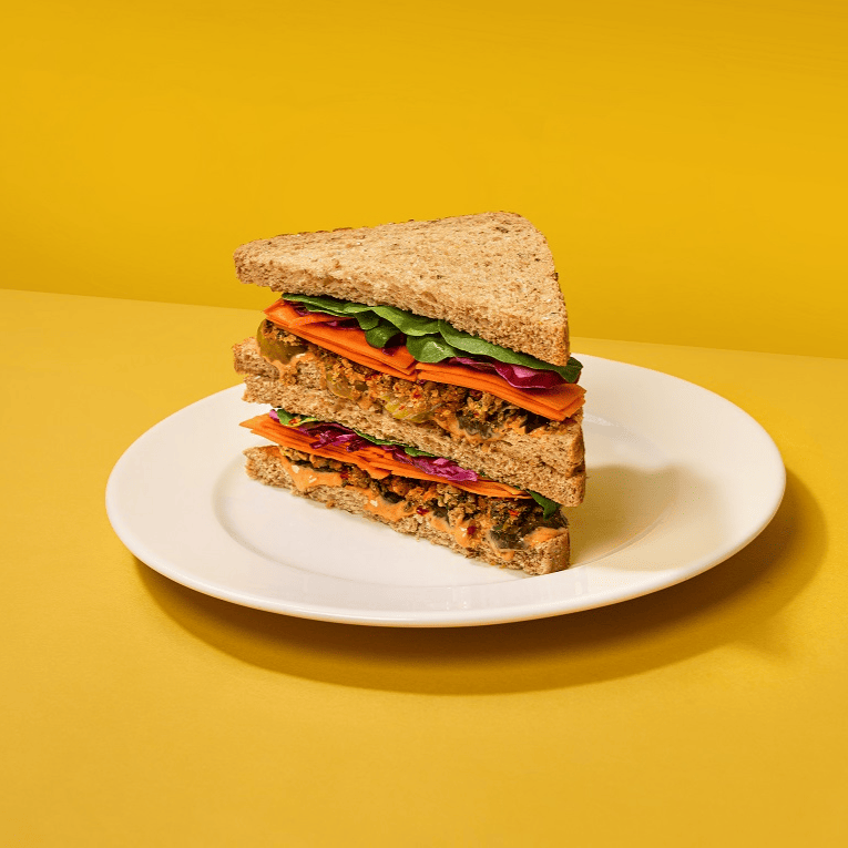 Smoky Carrot & Falafel Sandwich