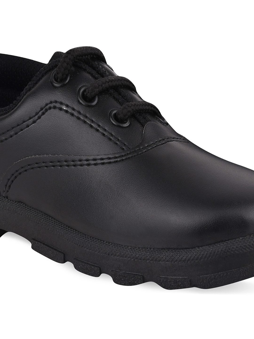 Campus Shoes | Boys Black CS A7S School Shoes 3