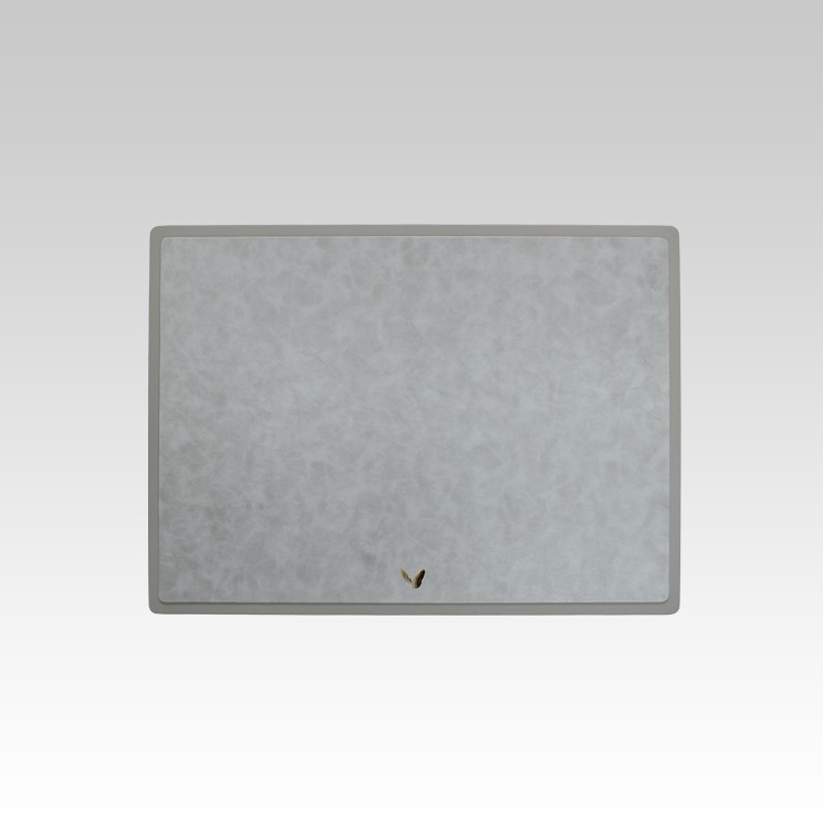 22x16 Inches Rigid Desk Blotter | Moderno | Grey