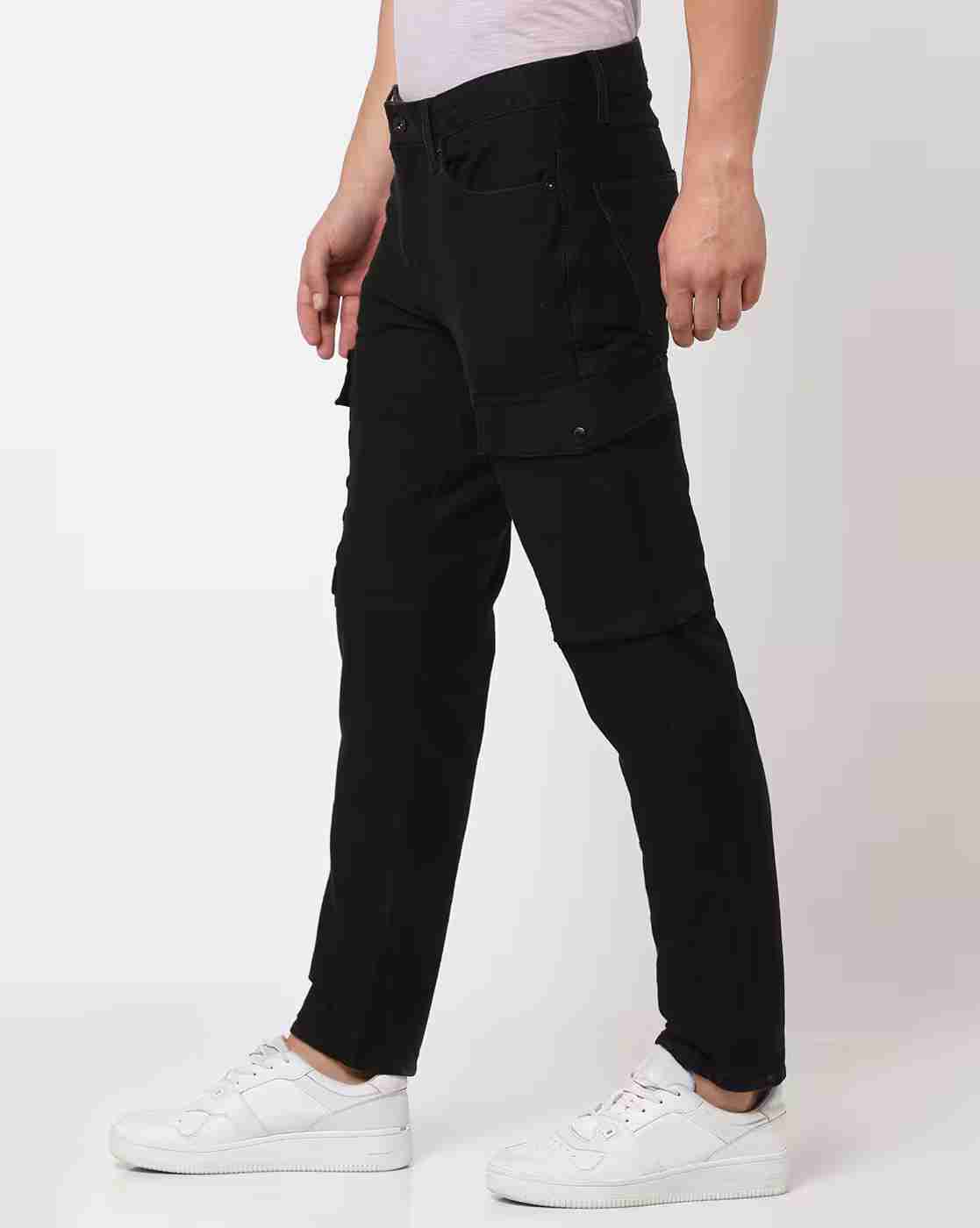 ECKO UNLTD | Men Tapered Fit Cargo Jeans|1