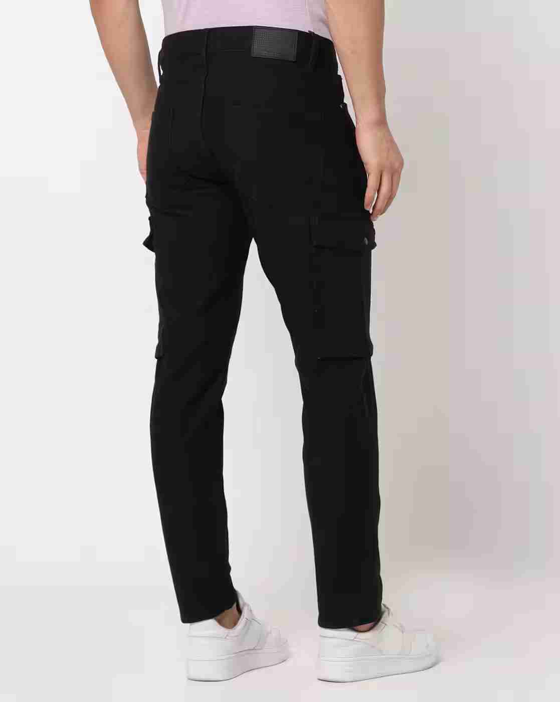 ECKO UNLTD | Men Tapered Fit Cargo Jeans|2