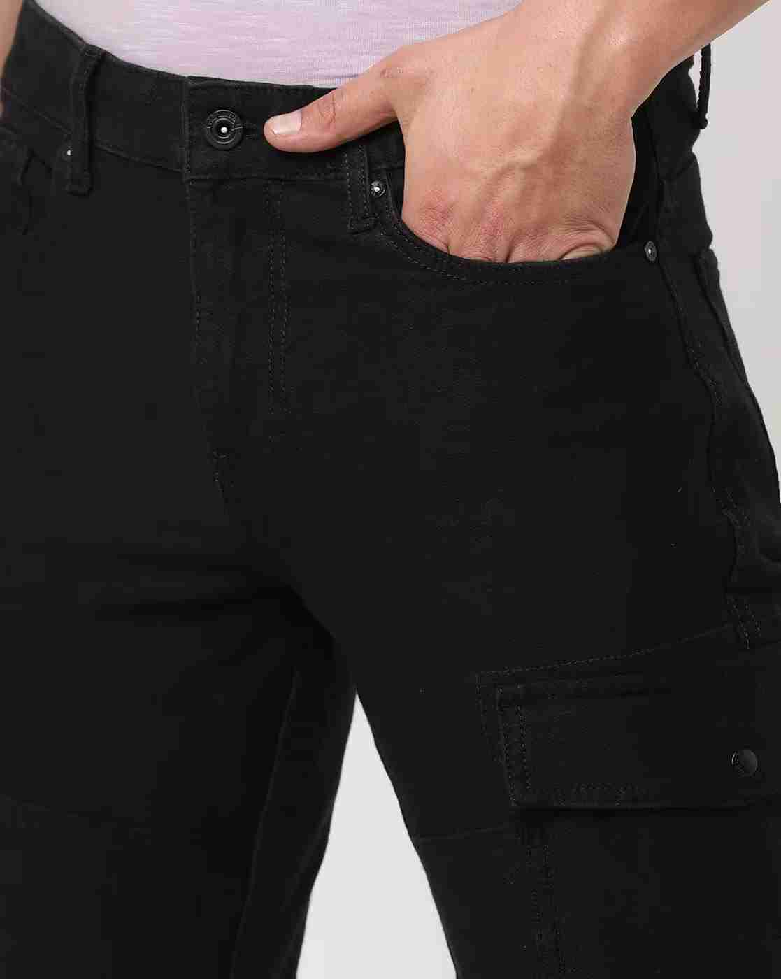 ECKO UNLTD | Men Tapered Fit Cargo Jeans|3