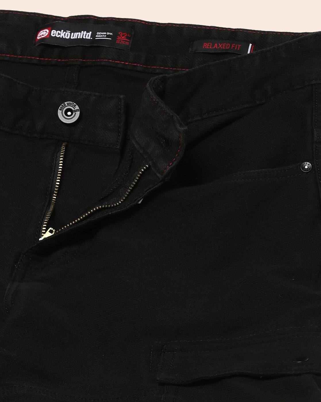 ECKO UNLTD | Men Tapered Fit Cargo Jeans|4