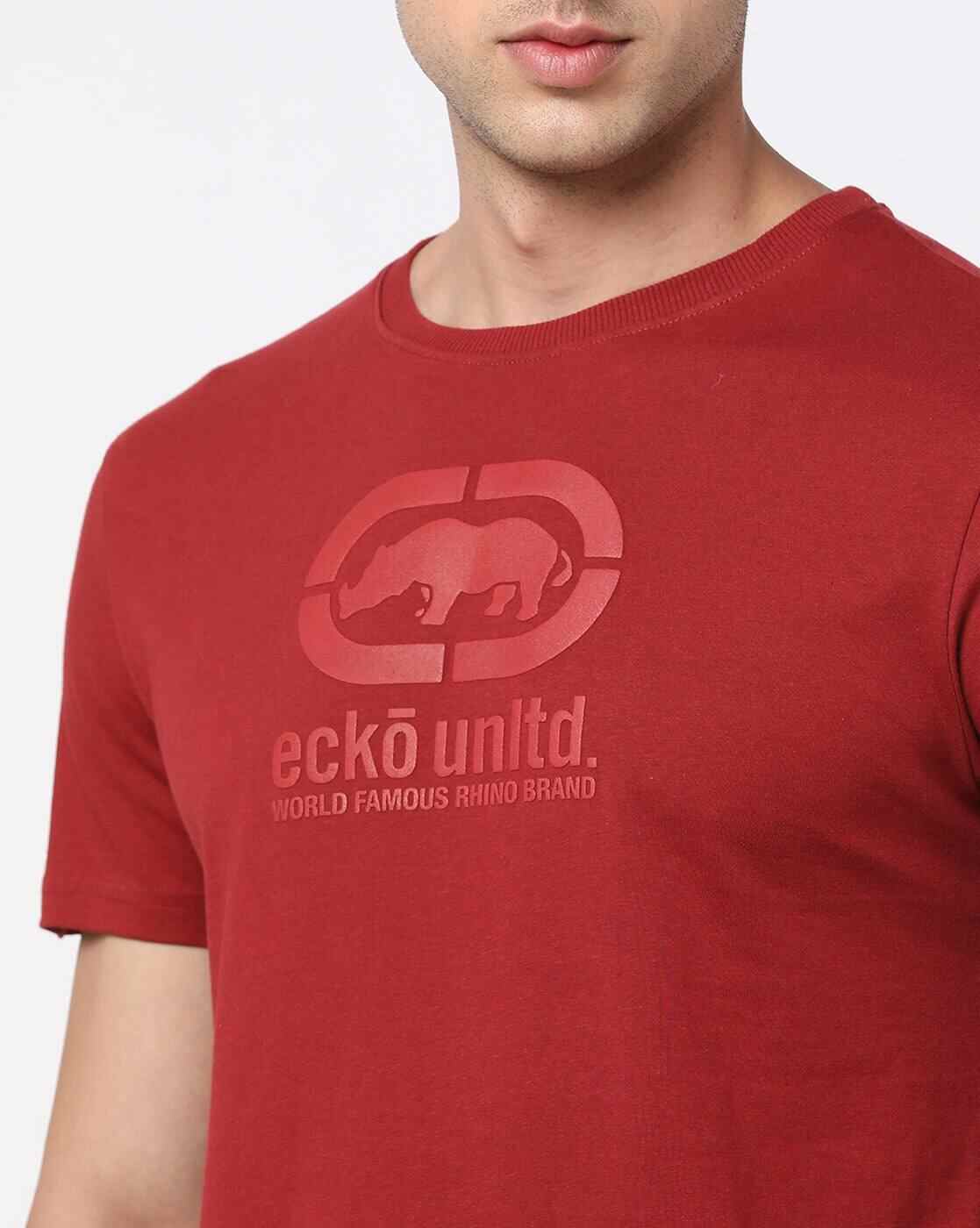 ECKO UNLTD | Men Printed Regular Fit Crew-Neck T-Shirt|3