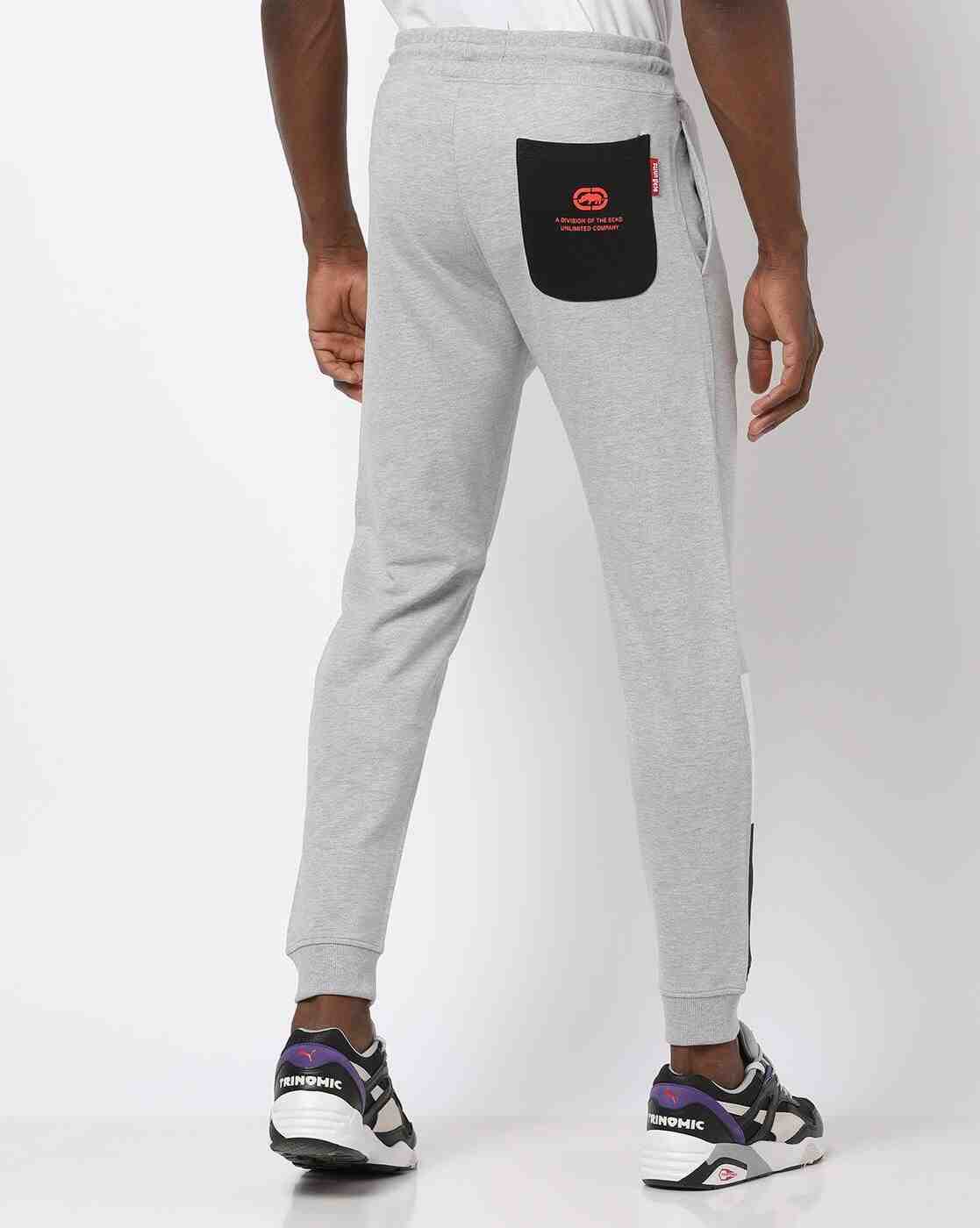 ECKO UNLTD | Men Brand Print Joggers with Insert Pockets|2