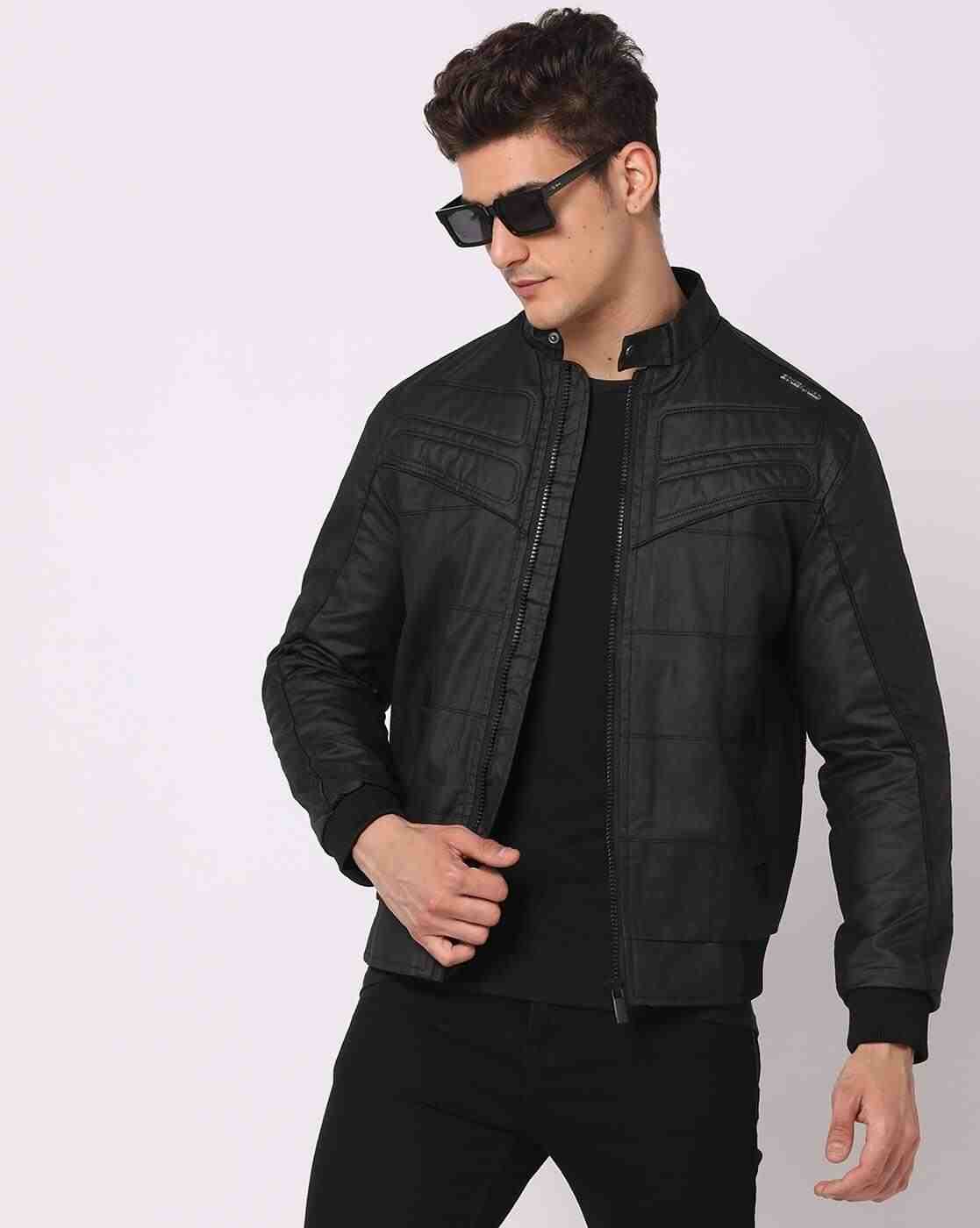 Regular Fit Biker Jacket