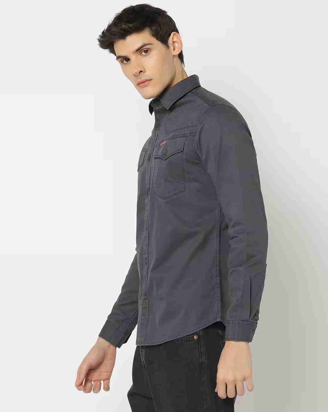 ECKO UNLTD | Slim Fit Shirt with Spread Collar