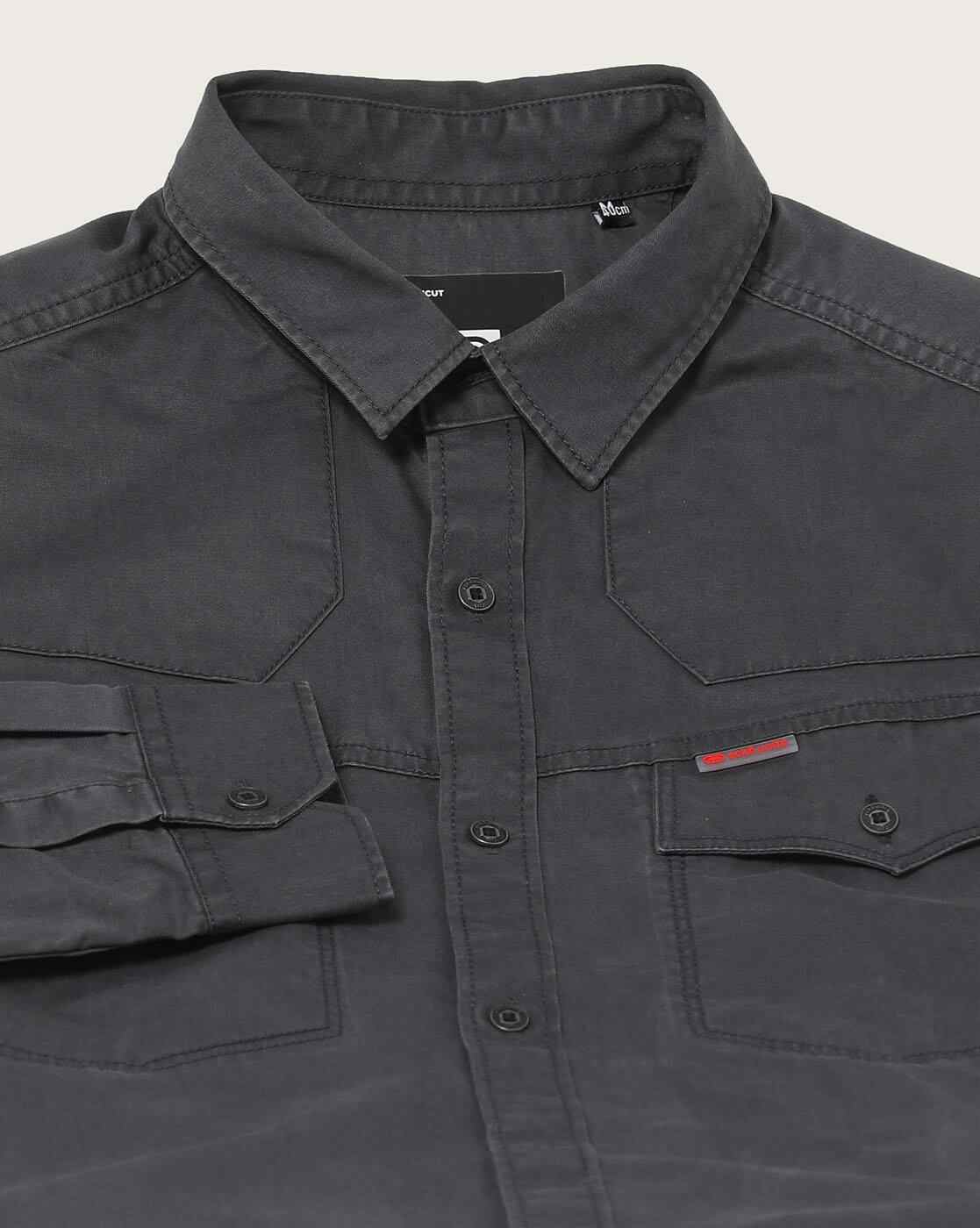 ECKO UNLTD | Slim Fit Shirt with Spread Collar|4