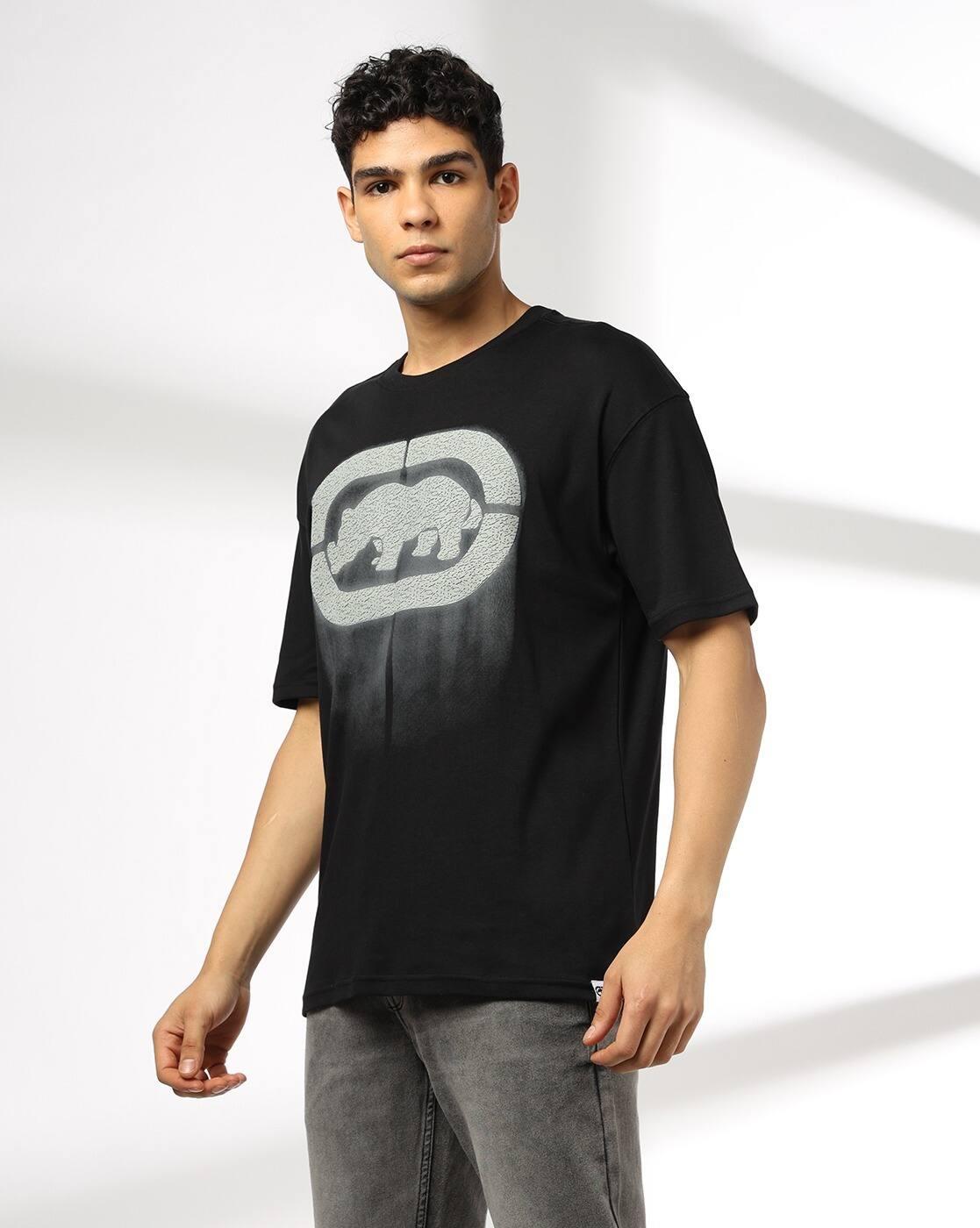 ECKO UNLTD | Men Logo Print Regular Fit Crew-Neck T-Shirt|1