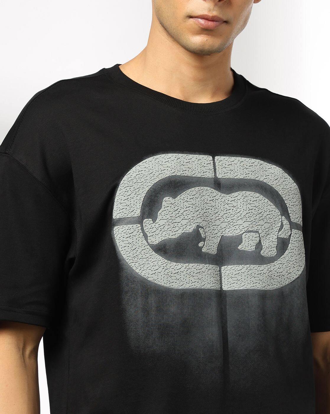 ECKO UNLTD | Men Logo Print Regular Fit Crew-Neck T-Shirt|4
