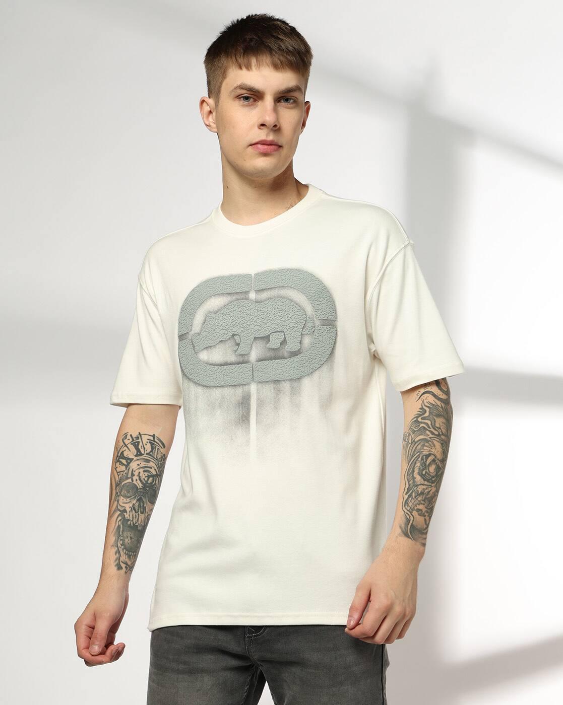 ECKO UNLTD | Men Logo Print Regular Fit Crew-Neck T-Shirt|3