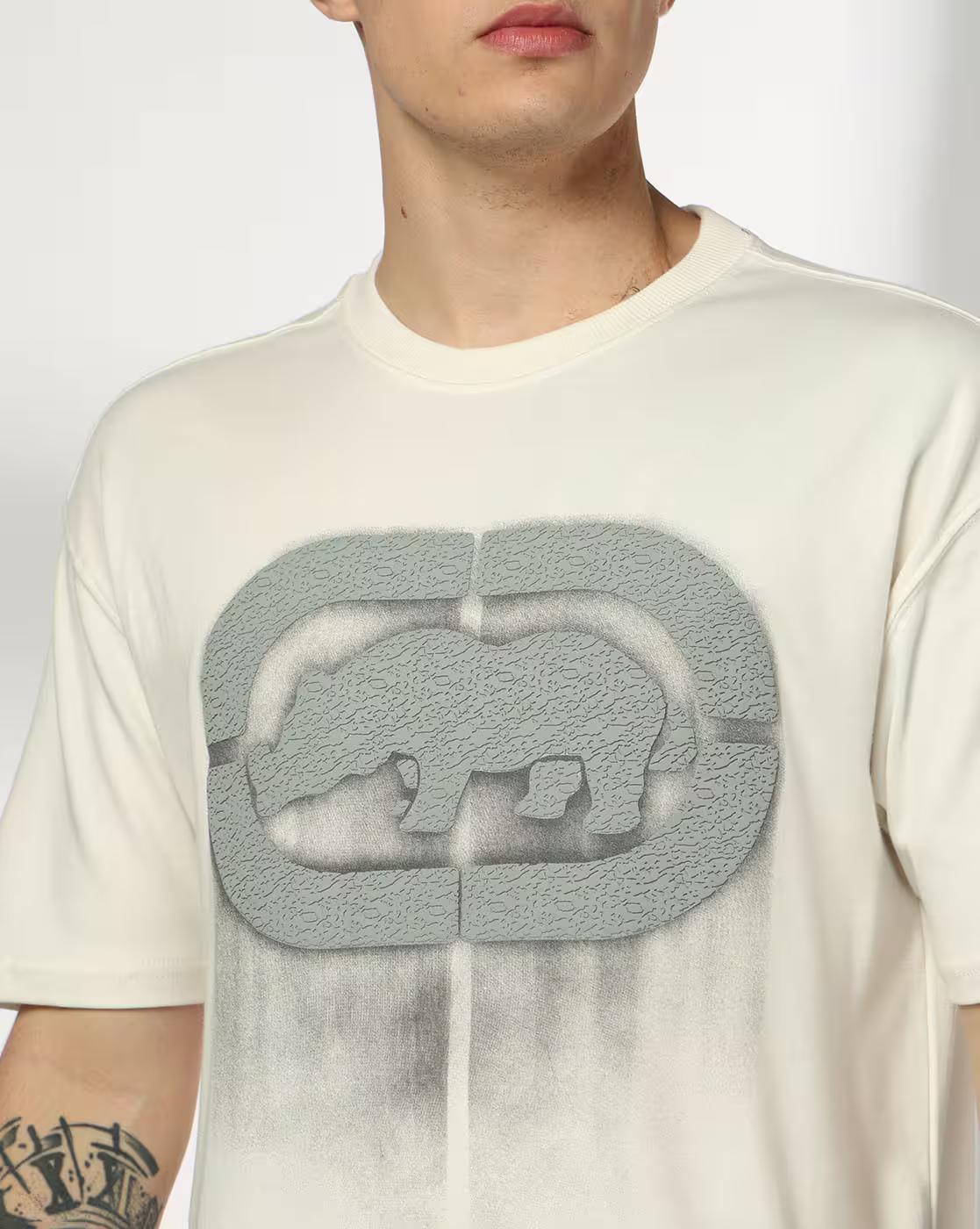 ECKO UNLTD | Men Logo Print Regular Fit Crew-Neck T-Shirt|4