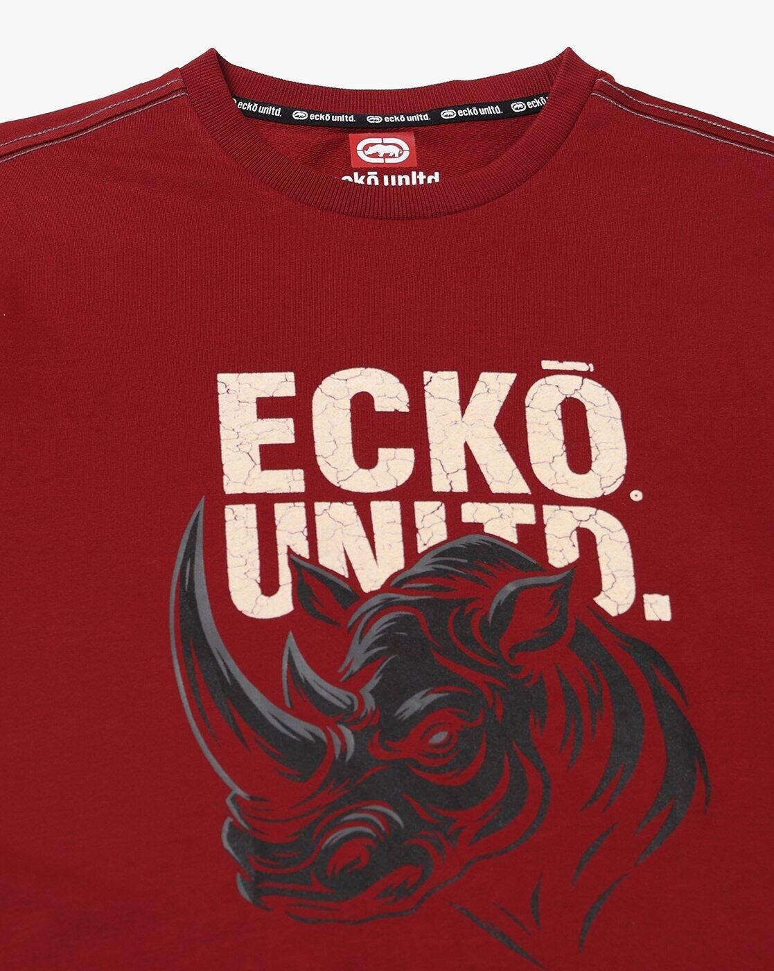ECKO UNLTD | Men Logo Print Regular Fit Crew-Neck T-Shirt|5