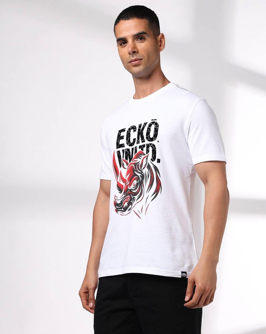 ECKO UNLTD | Men Graphic Print Regular Fit Crew-Neck T-Shirt|3