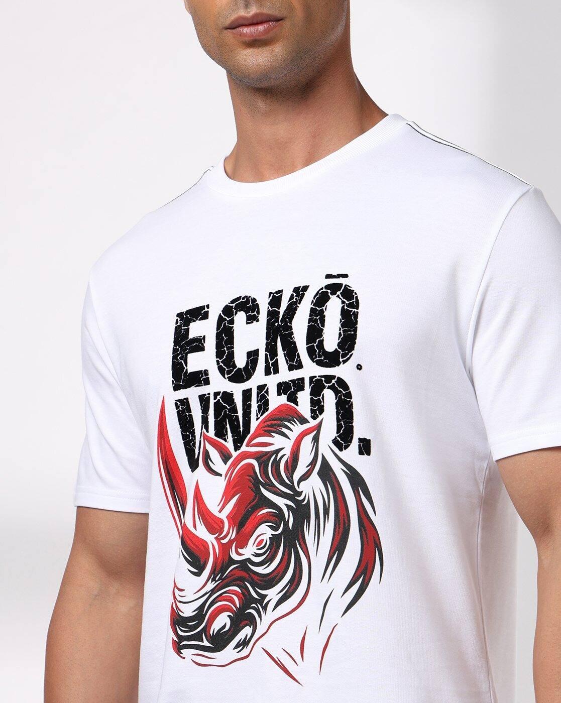 ECKO UNLTD | Men Graphic Print Regular Fit Crew-Neck T-Shirt|4