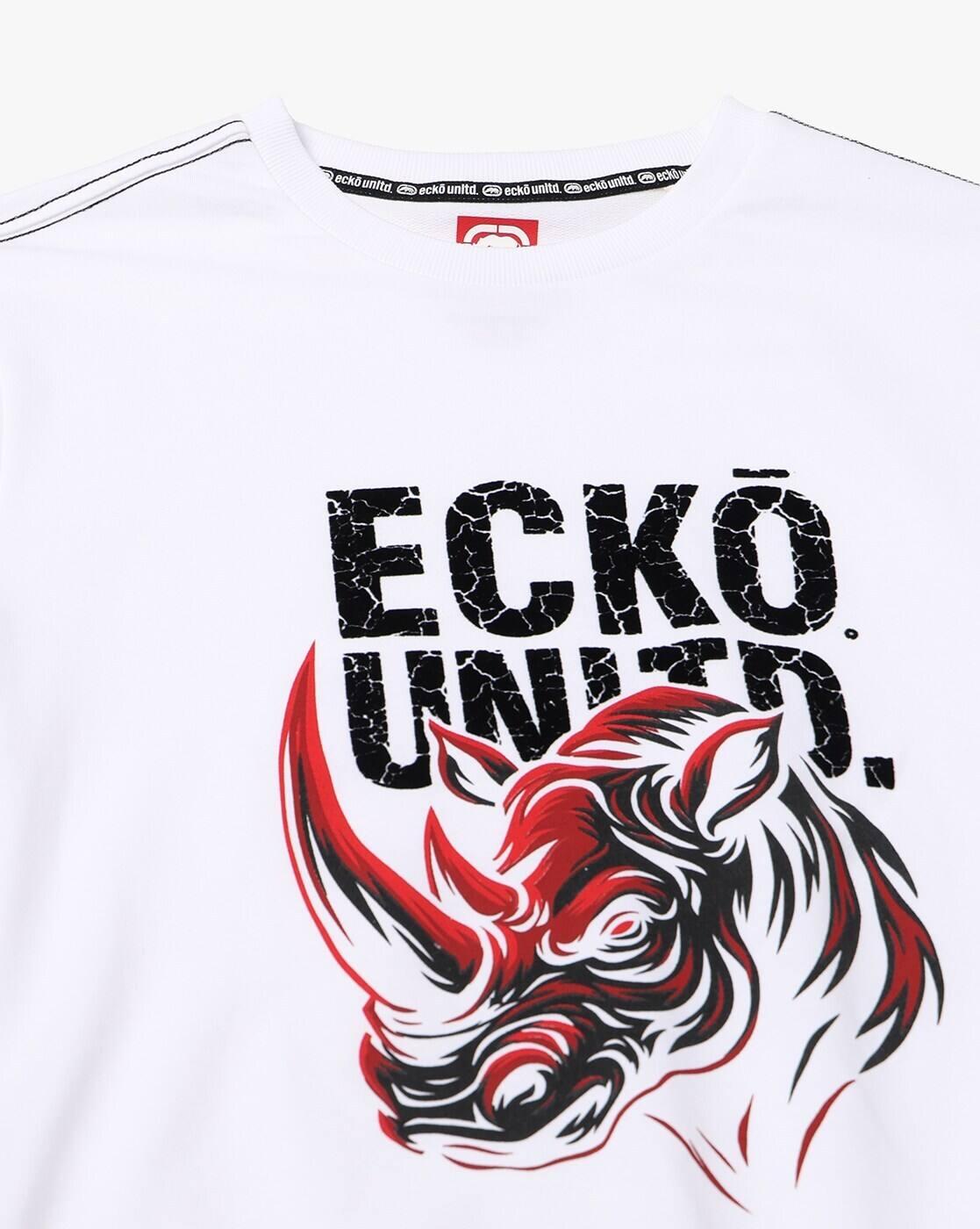 ECKO UNLTD | Men Graphic Print Regular Fit Crew-Neck T-Shirt|5