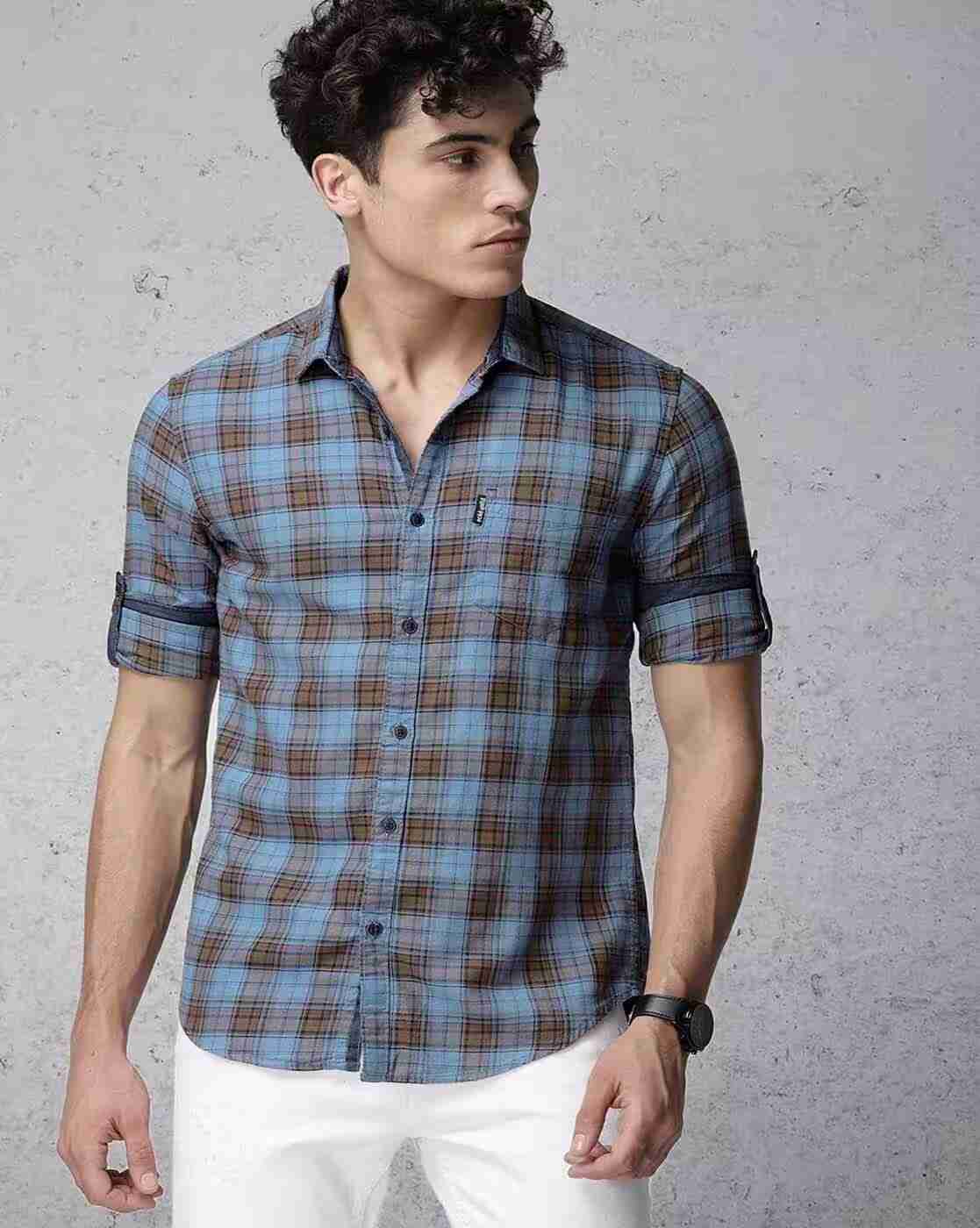 Checked Slim Fit Shirt