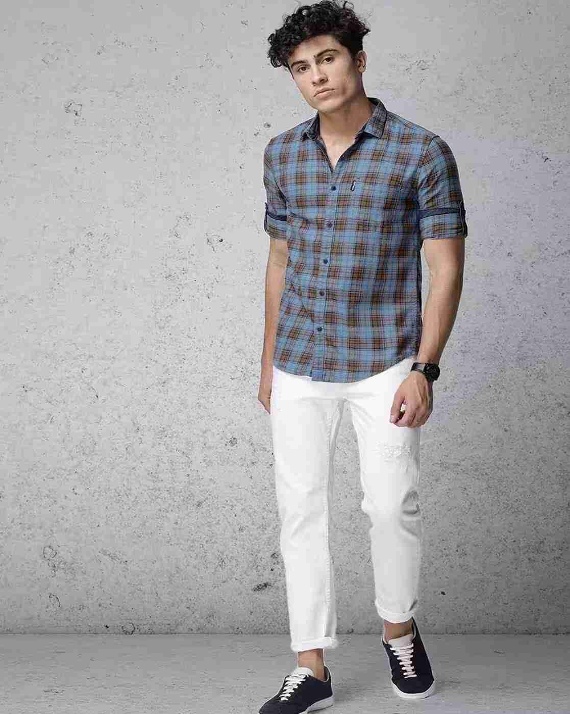 ECKO | Checked Slim Fit Shirt|3