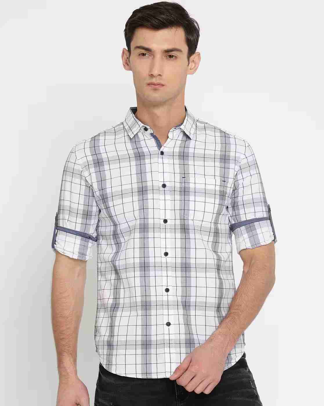 Checked Slim Fit Shirt
