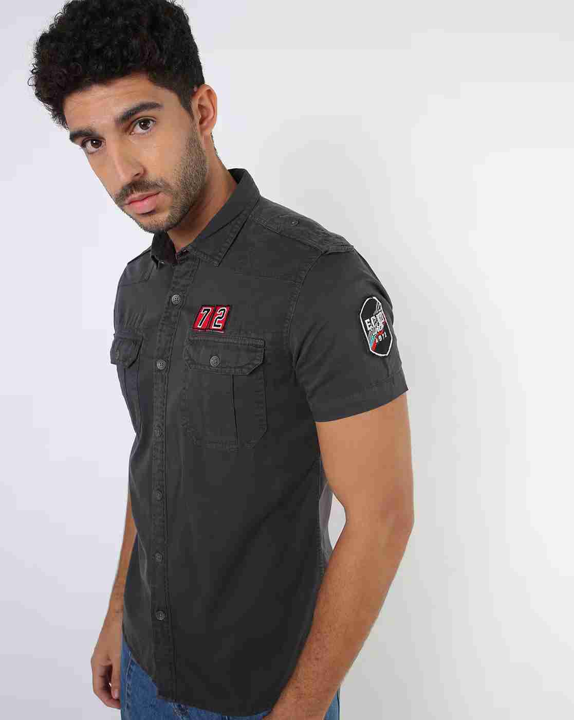 Shirt with Flap Pockets & Badges