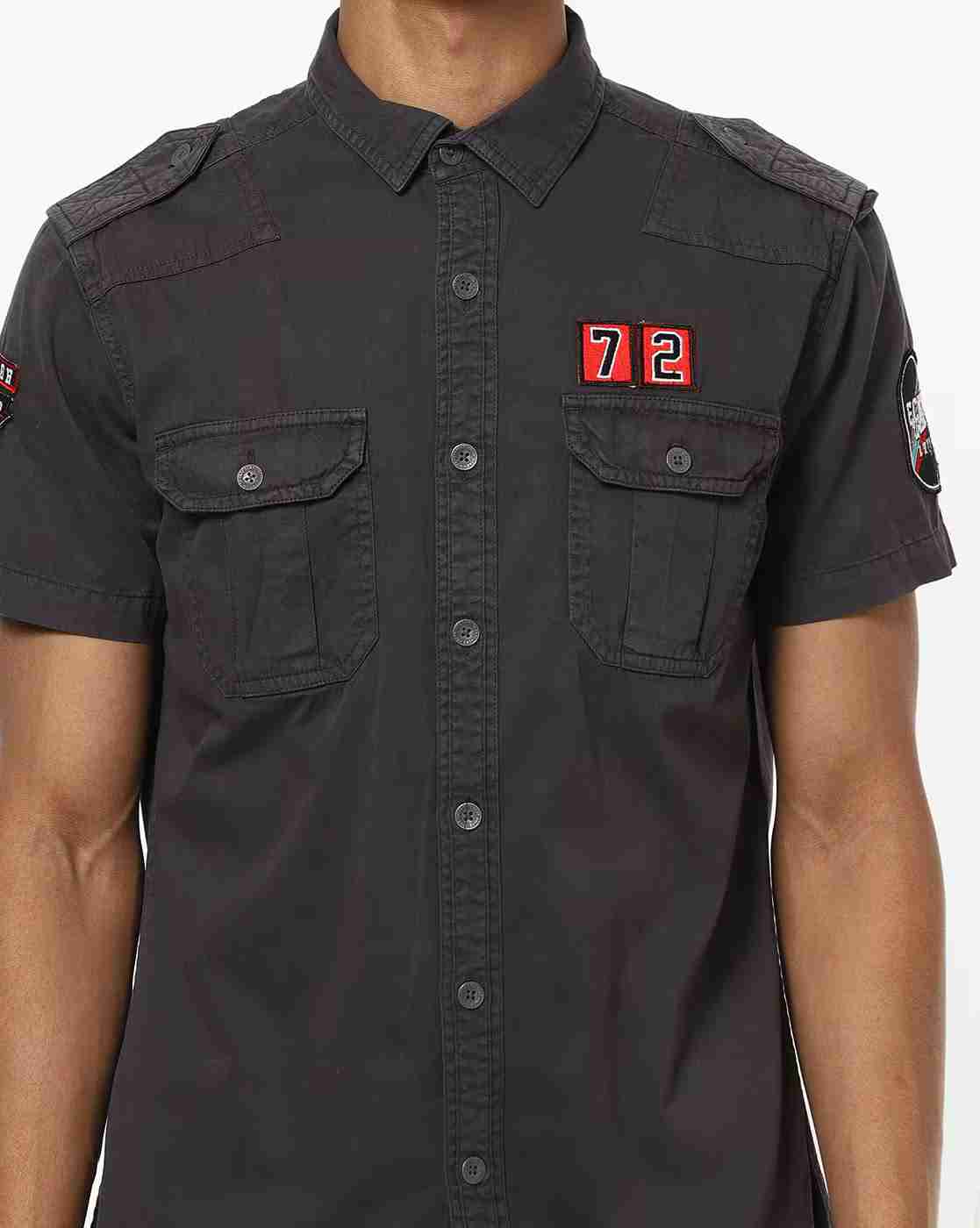 ECKO | Shirt with Flap Pockets & Badges|3