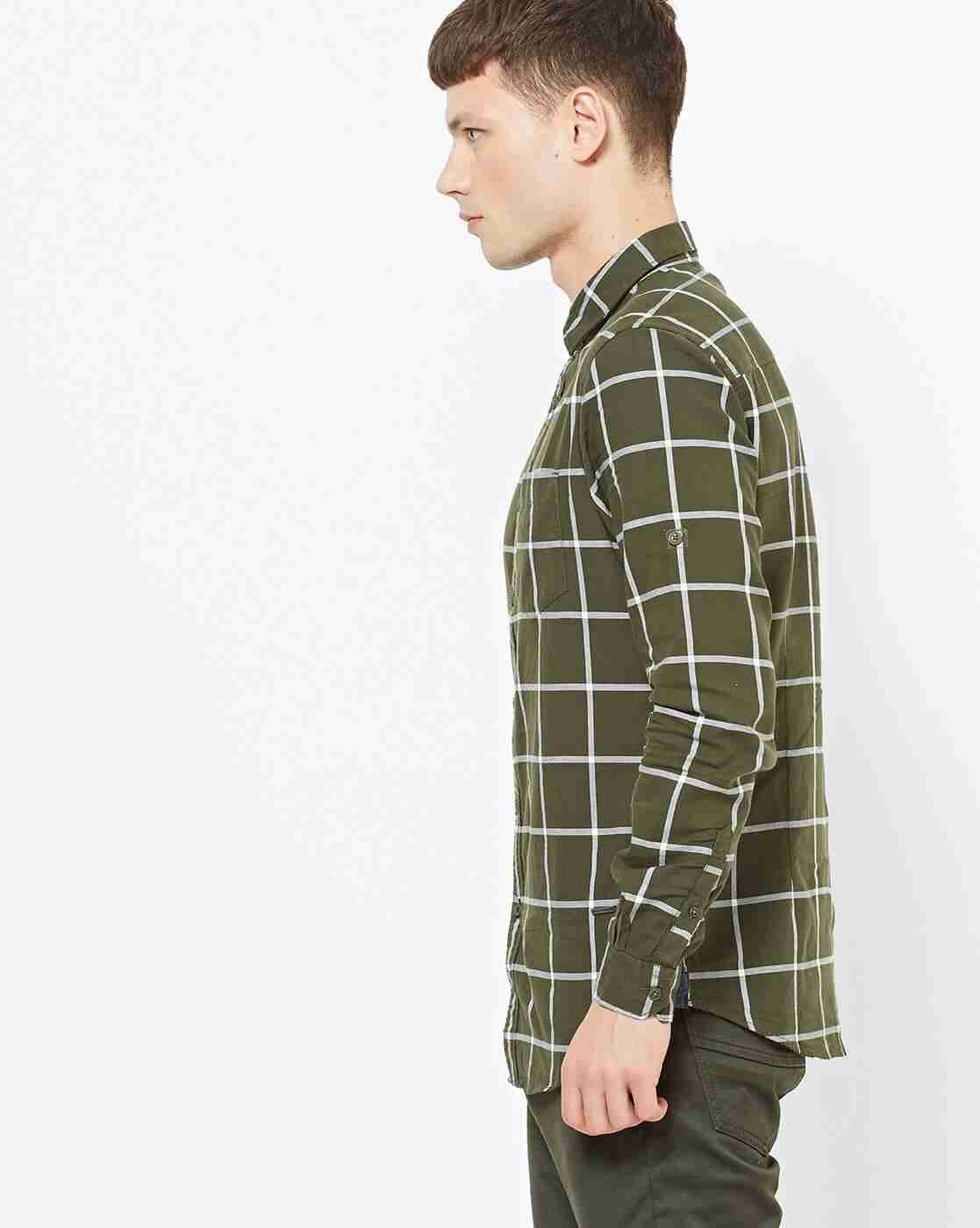ECKO | Checked Shirt with Patch Pocket