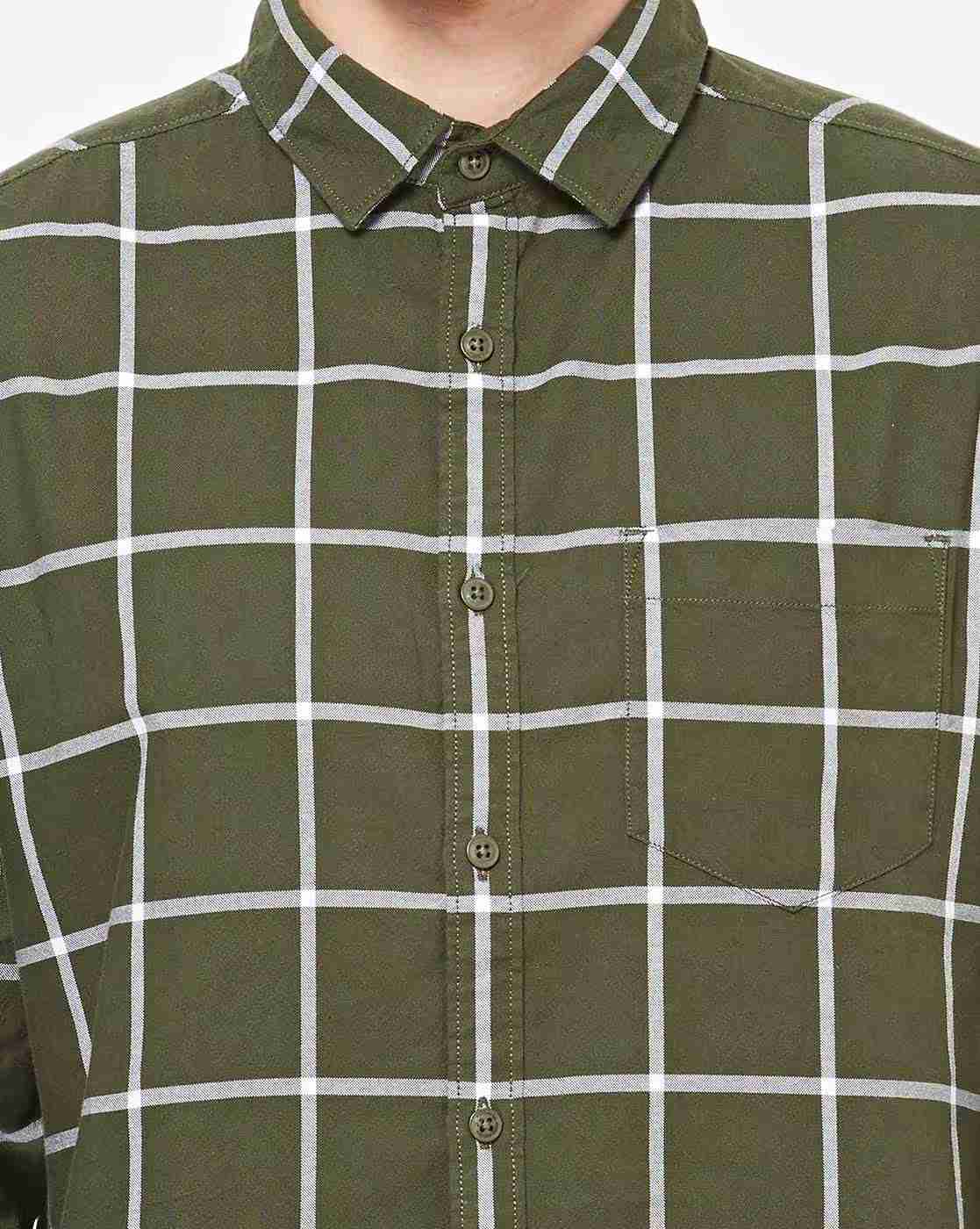 ECKO | Checked Shirt with Patch Pocket|4
