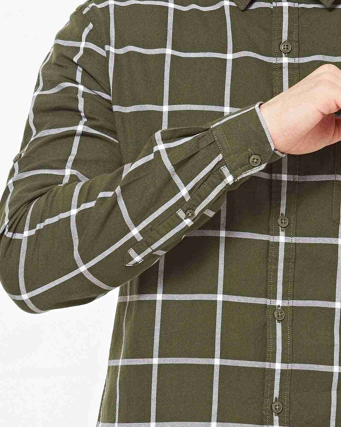 ECKO | Checked Shirt with Patch Pocket|5